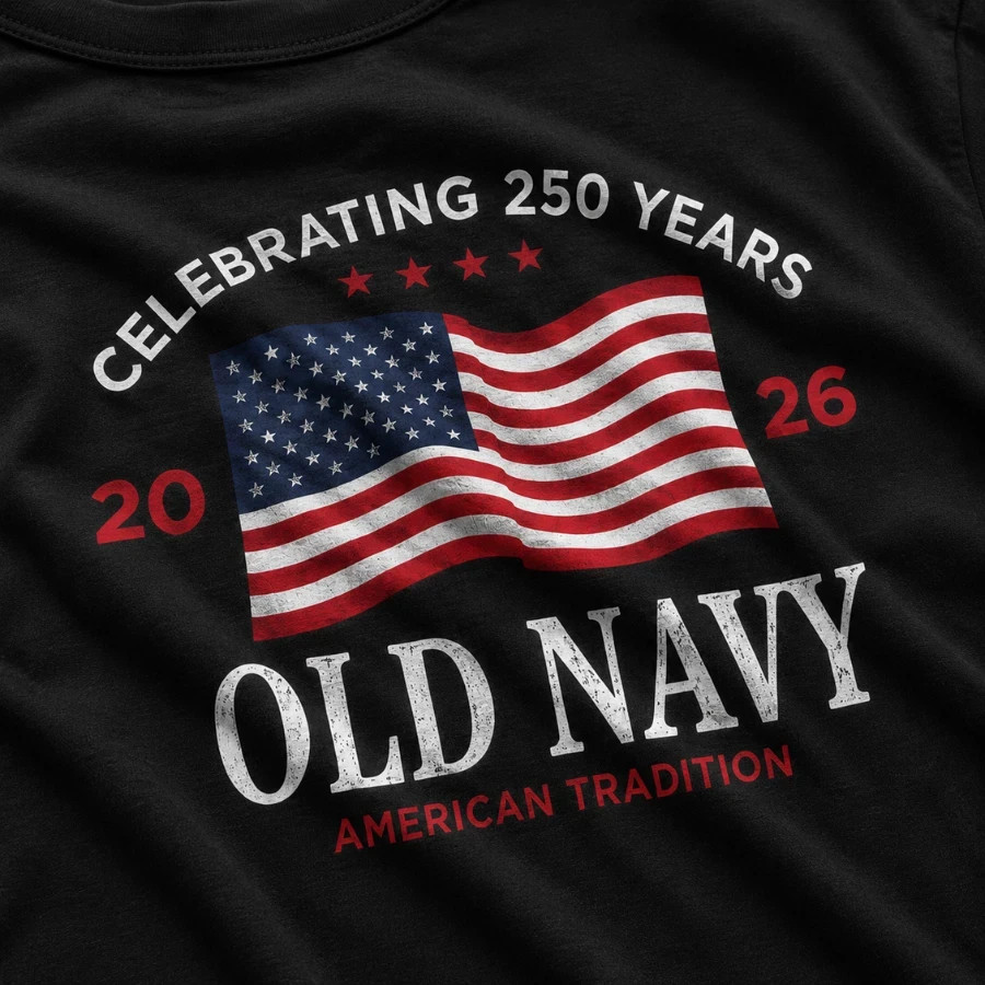 OLD NAVY US Flag 2026 250th Anniversary T-SHIRT Size S-2XL