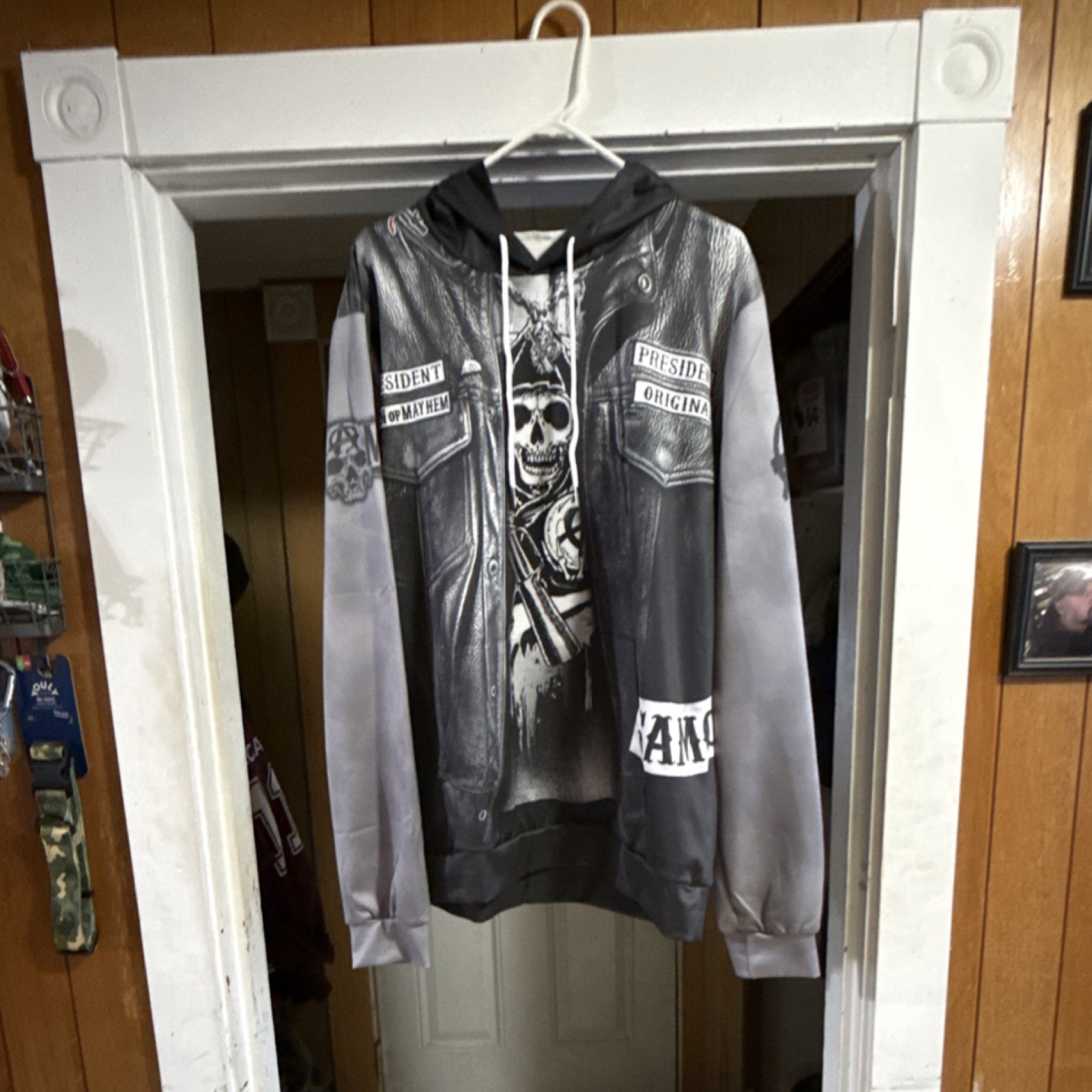 Sons of Anarchy Pull Over Shirt With Hood New Without Tags. Size 2xxl