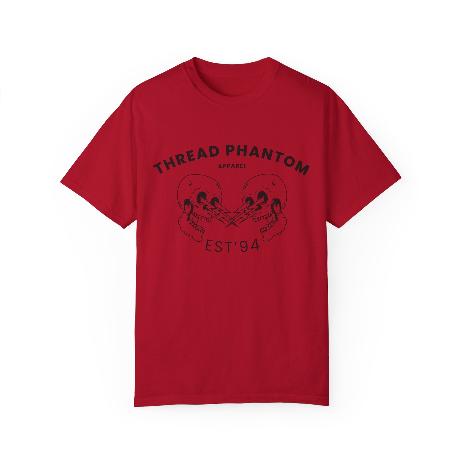 Thread Phantom Skull Graphic T-Shirt – Vintage Style for Casual Wear