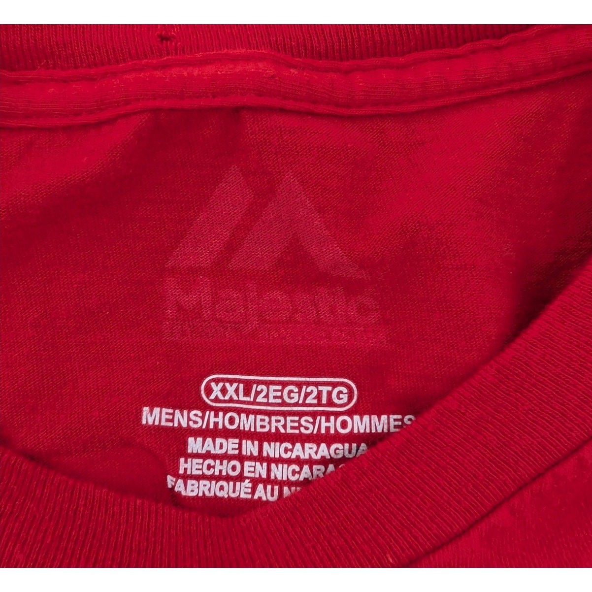 Phillies Baseball Sport Majestic 2 XXL Red Short Sleeve Crewneck T Shirt