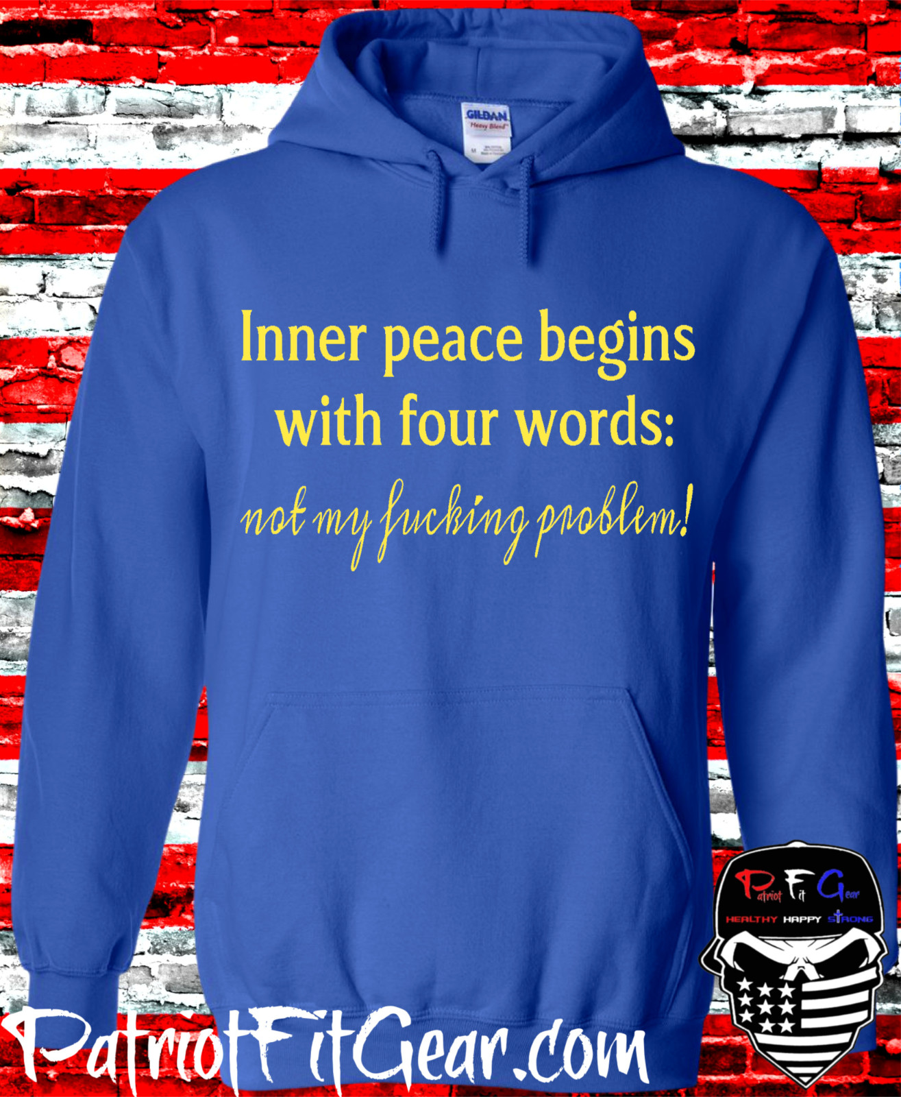 t-shirt, Inner Peace Begins With 4 Words, Not My F*cking Problem, Humor, Hoodie