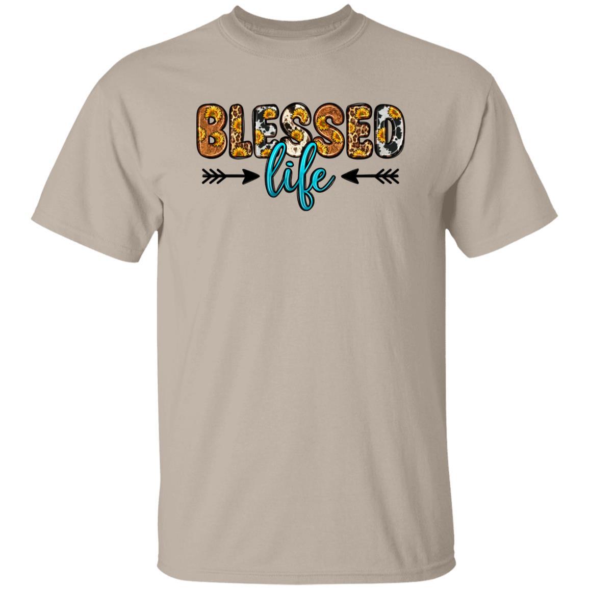 Blessed life T-Shirt Texas Western Blessed Unisex tee Sand White Sport Grey