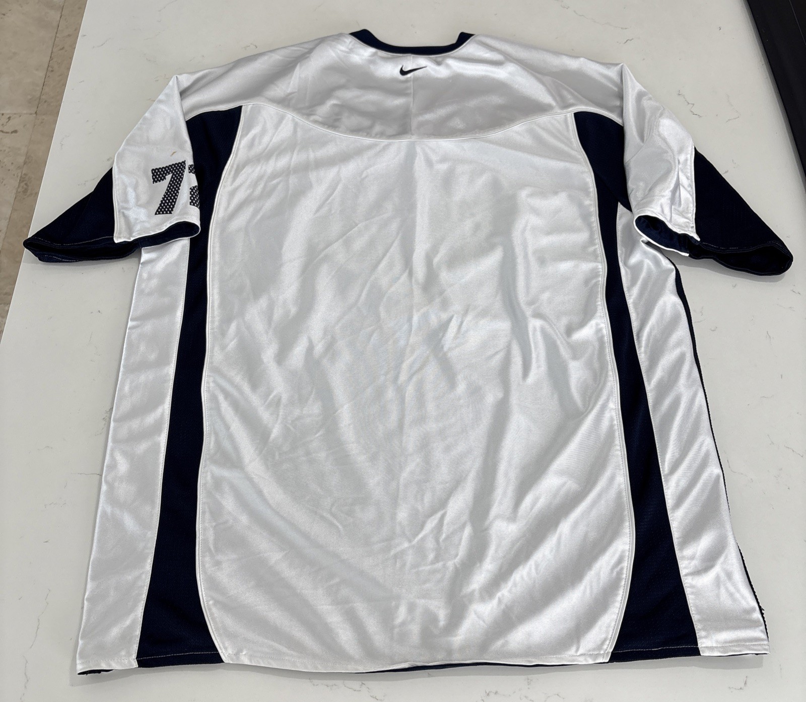 Nike Reversible Jersey T Shirt Black White Vintage XL Rare