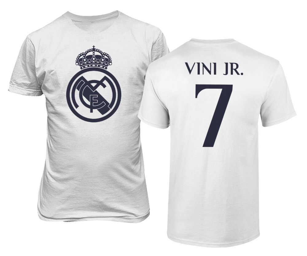 Soccer Star Madrid Football Jersey Style Vinicius Jr. Unisex T-Shirt