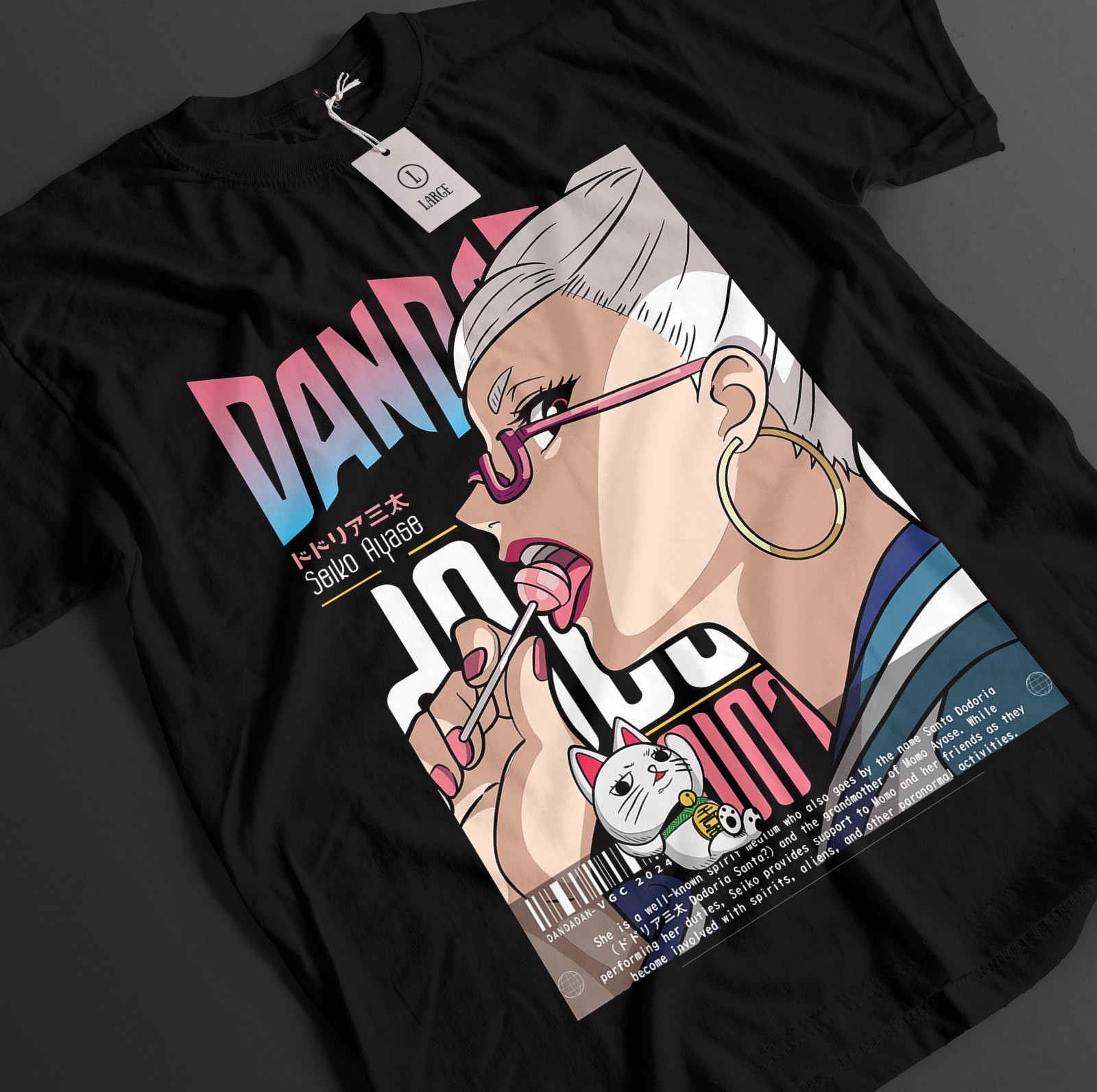 Dandadan T-shirt Okarun Shirt Momo Seiko Ayase Top Aira Turbo Granny Unisex Tee
