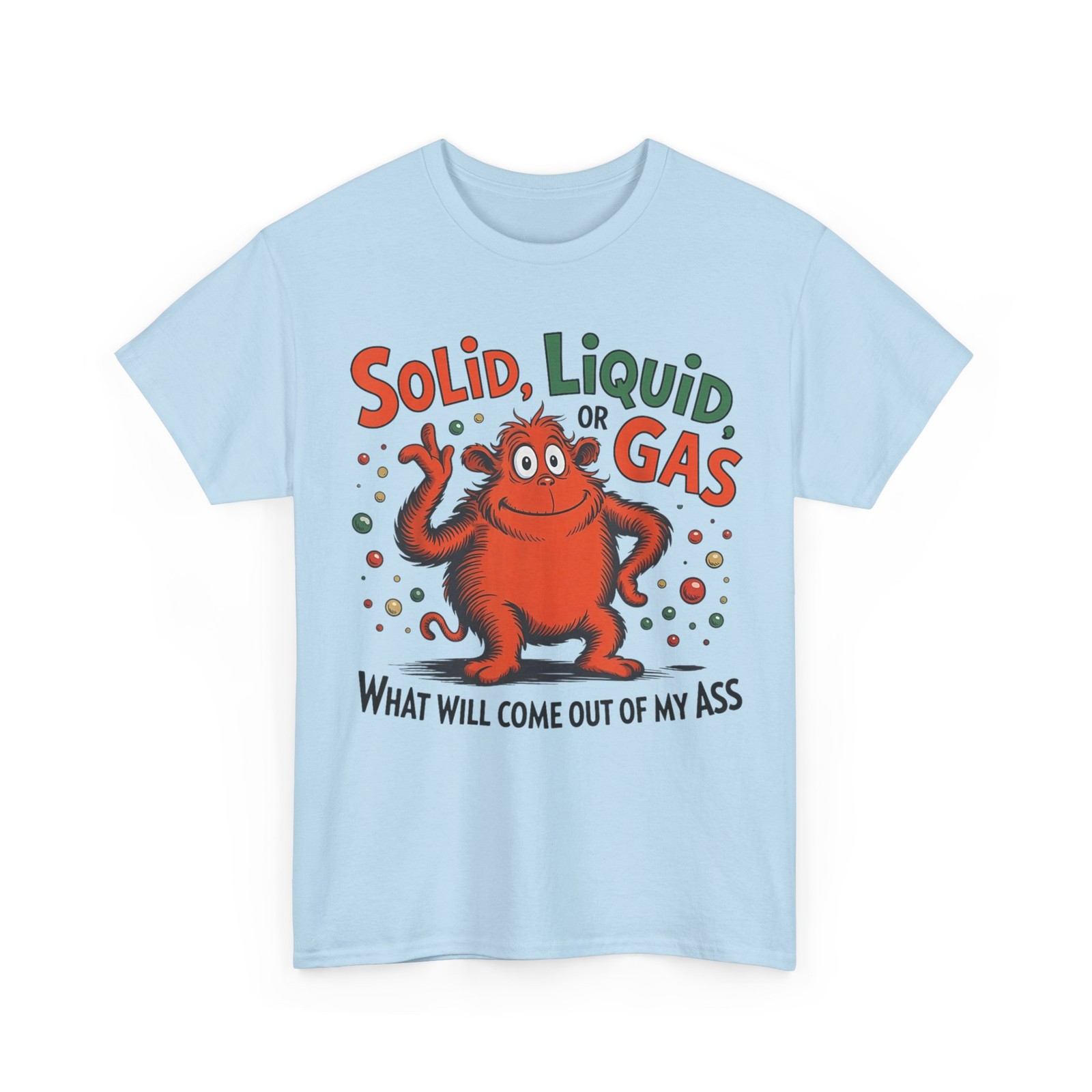 Solid Liquid Or Gas Cat Shirt, Funny Cat Physics Science T-Shirt
