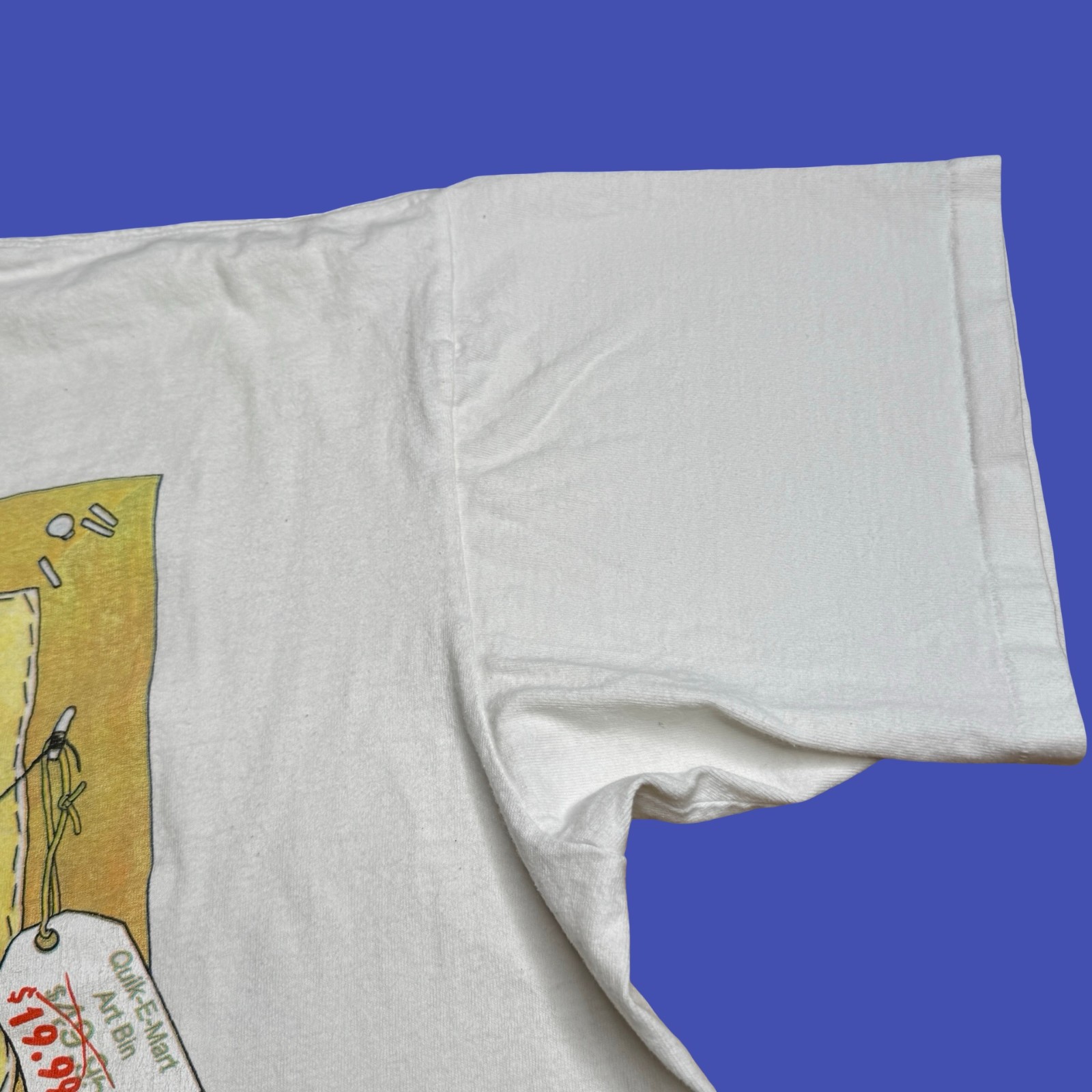 1995 The Simpsons Homer The VIII King T Shirt White 2 Sided Cartoon Vintage