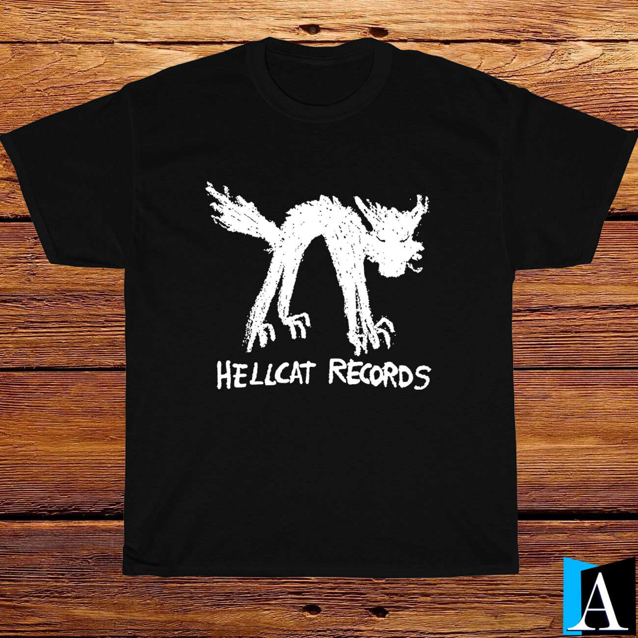 New Shirt Hellcat Records Artists Label Logo Black/White/Grey/Navy T-Shirt S-5XL