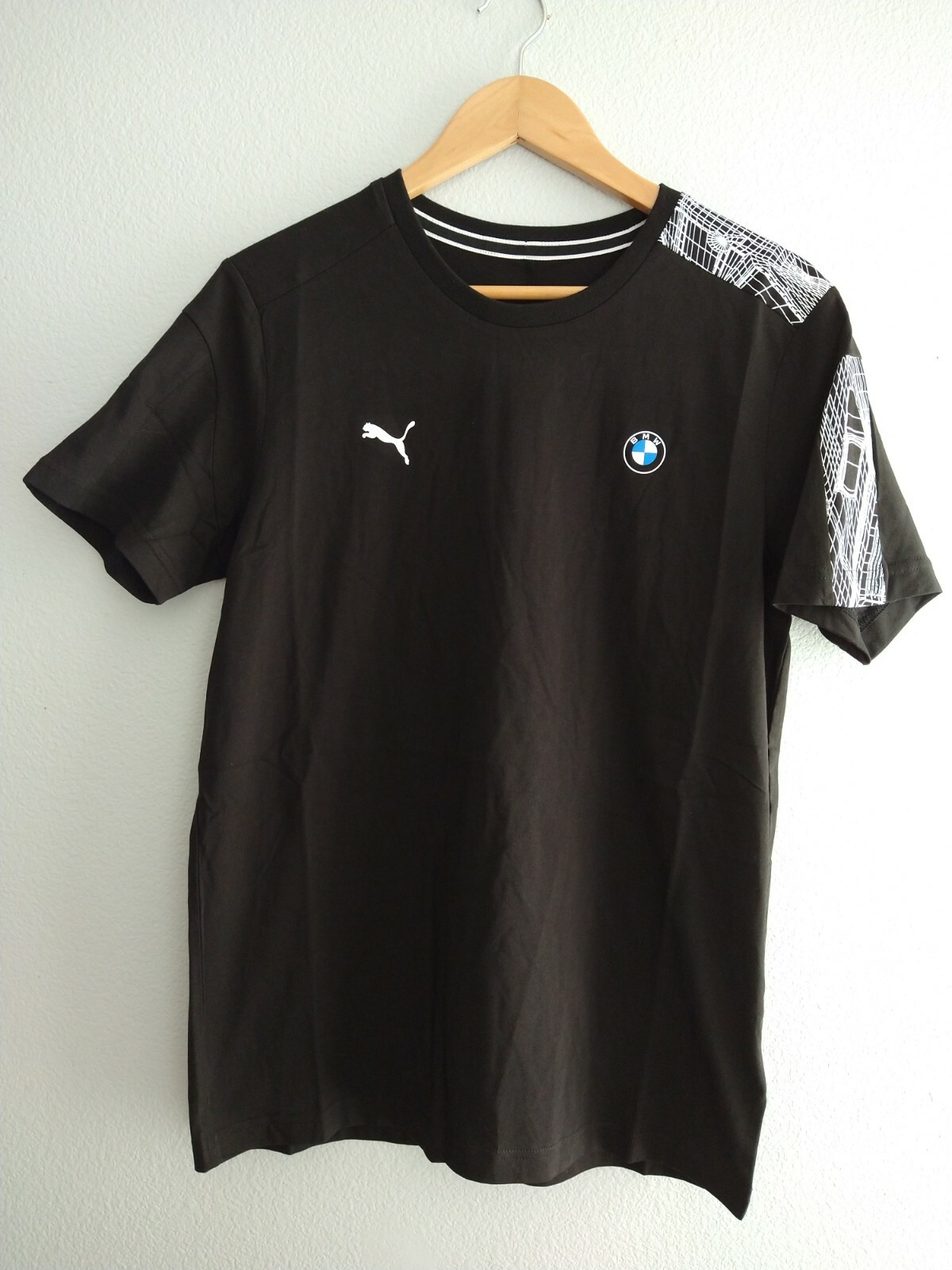 PUMA BMW Motorsport MMS T7 TEE BLACK *NEW* 531183-01 Mens Size Medium