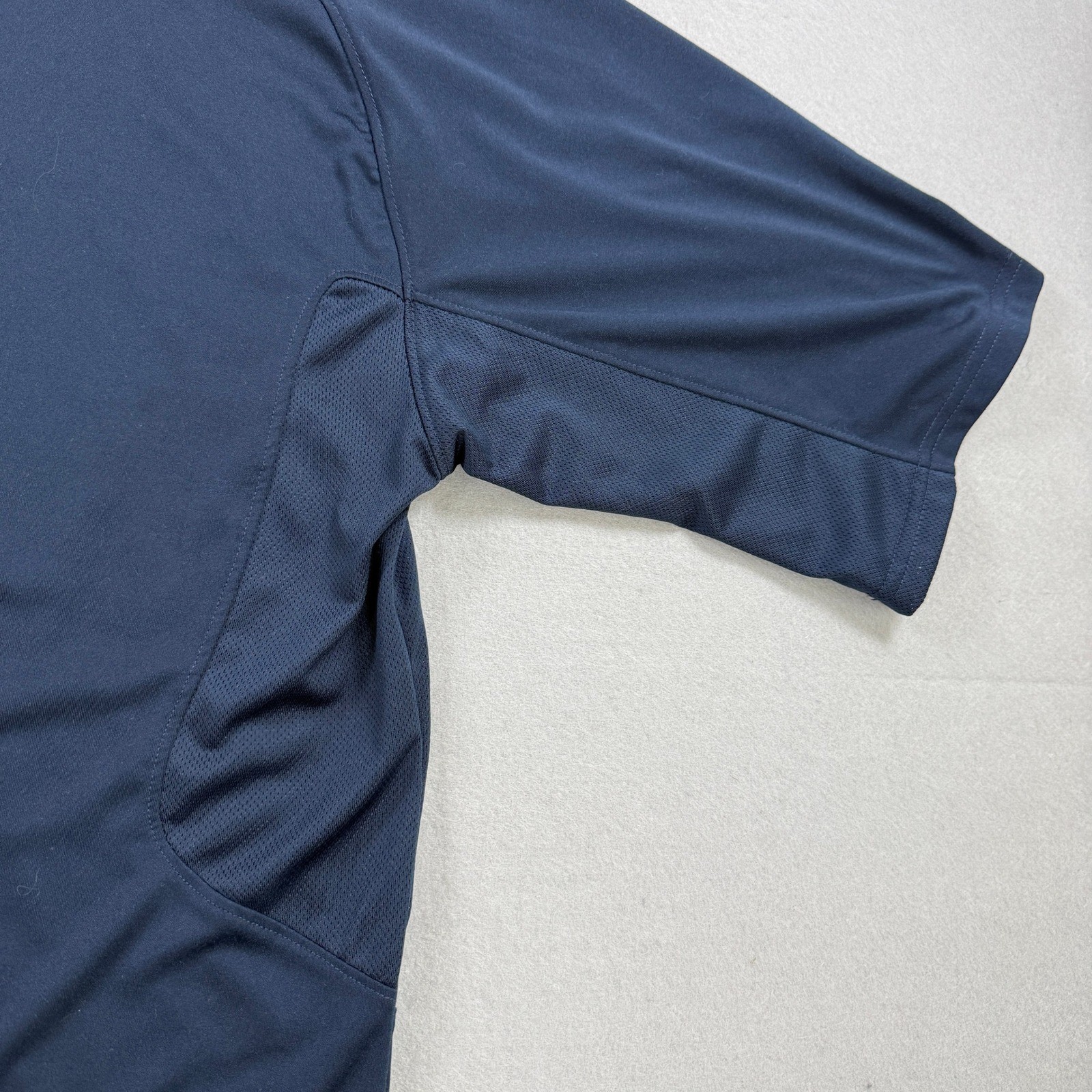 Jordan Training Shirt Mens L Blue Jupman Logo Short Sleeve Athletic Activewear