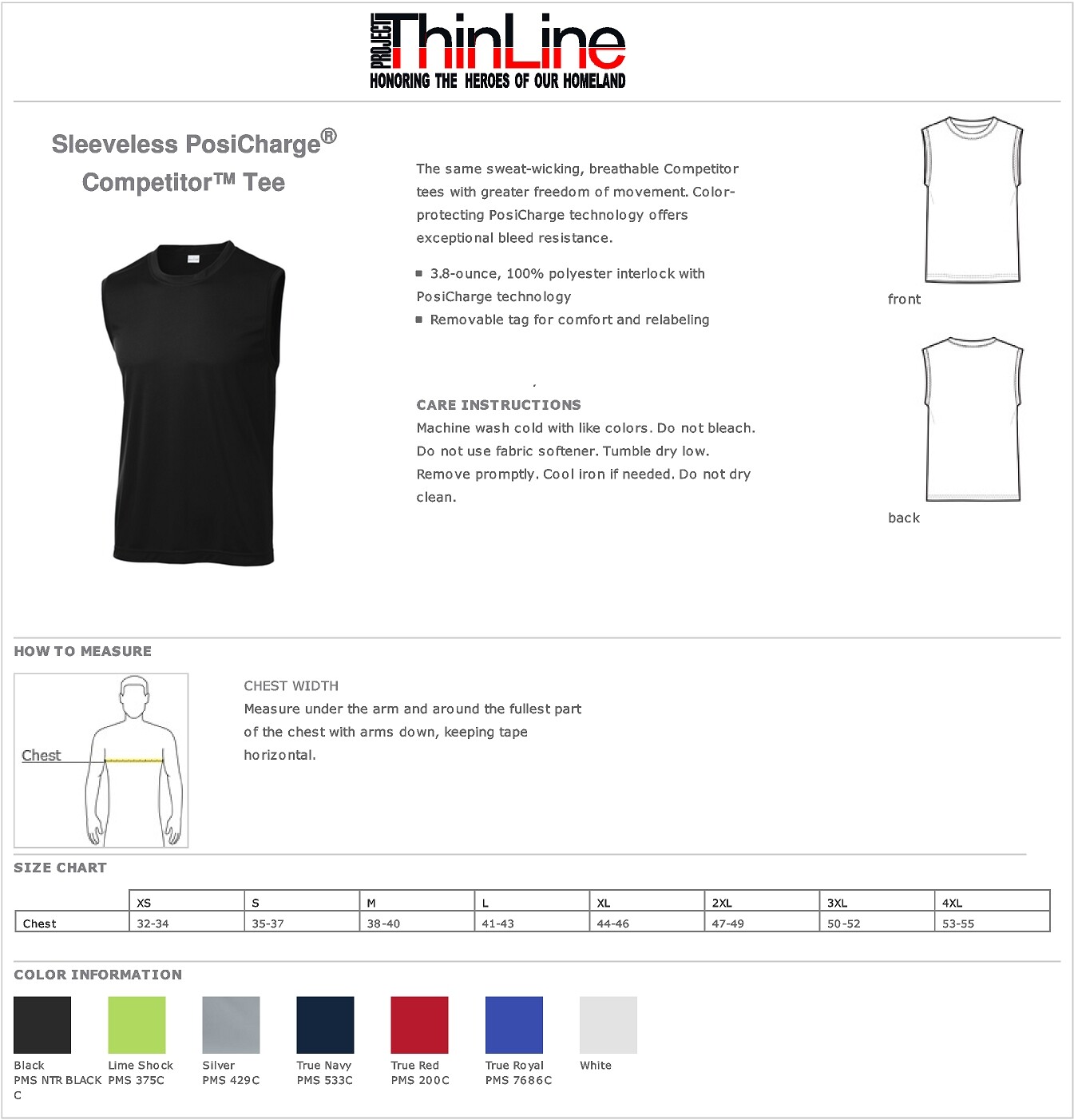 Thin GOLD Line American Flag Dispatcher Dispatch Police Law Performance Tank Top