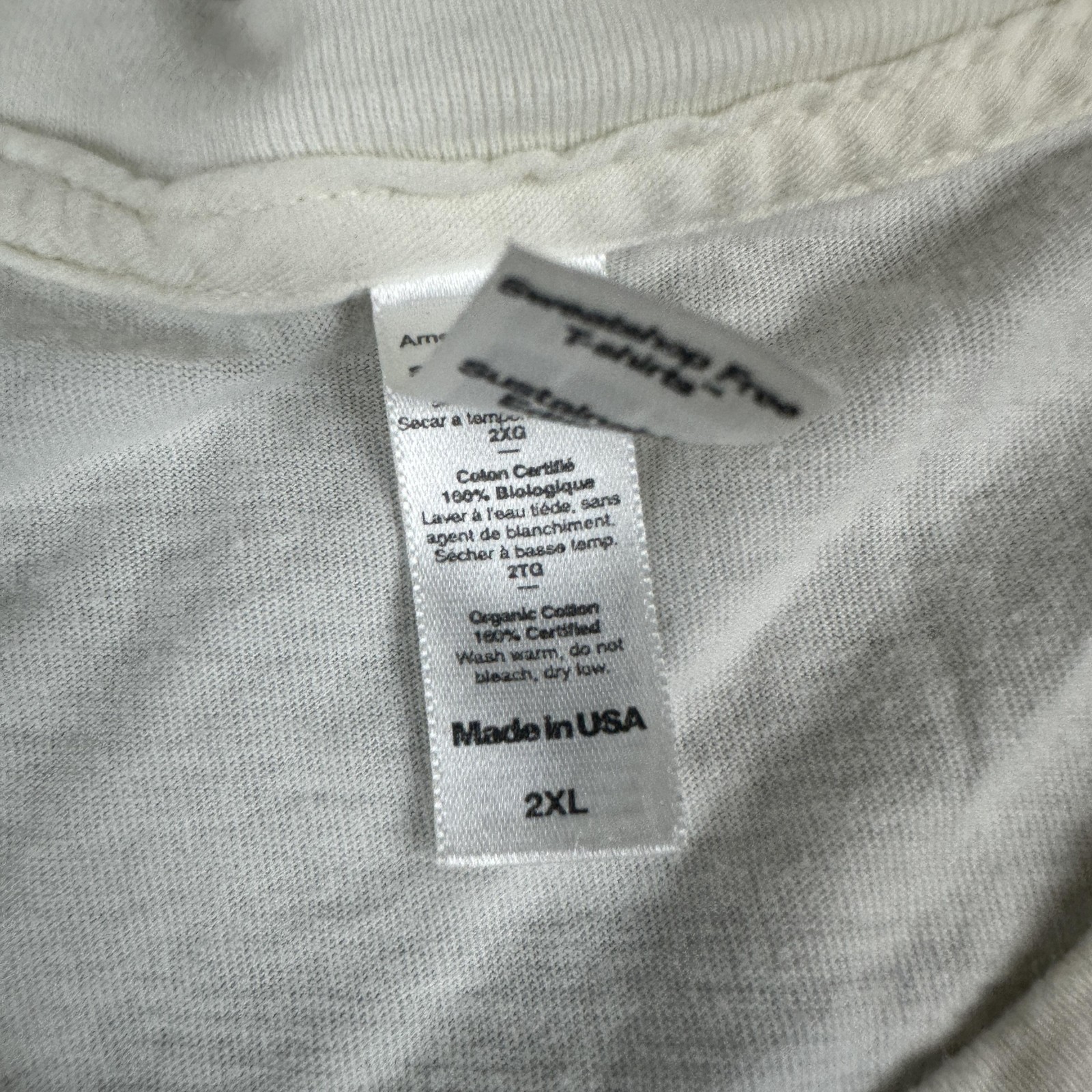 Vintage Yellowstone Institute Shirt Mens 2XL White Wildlife Graphic Made USA 00s