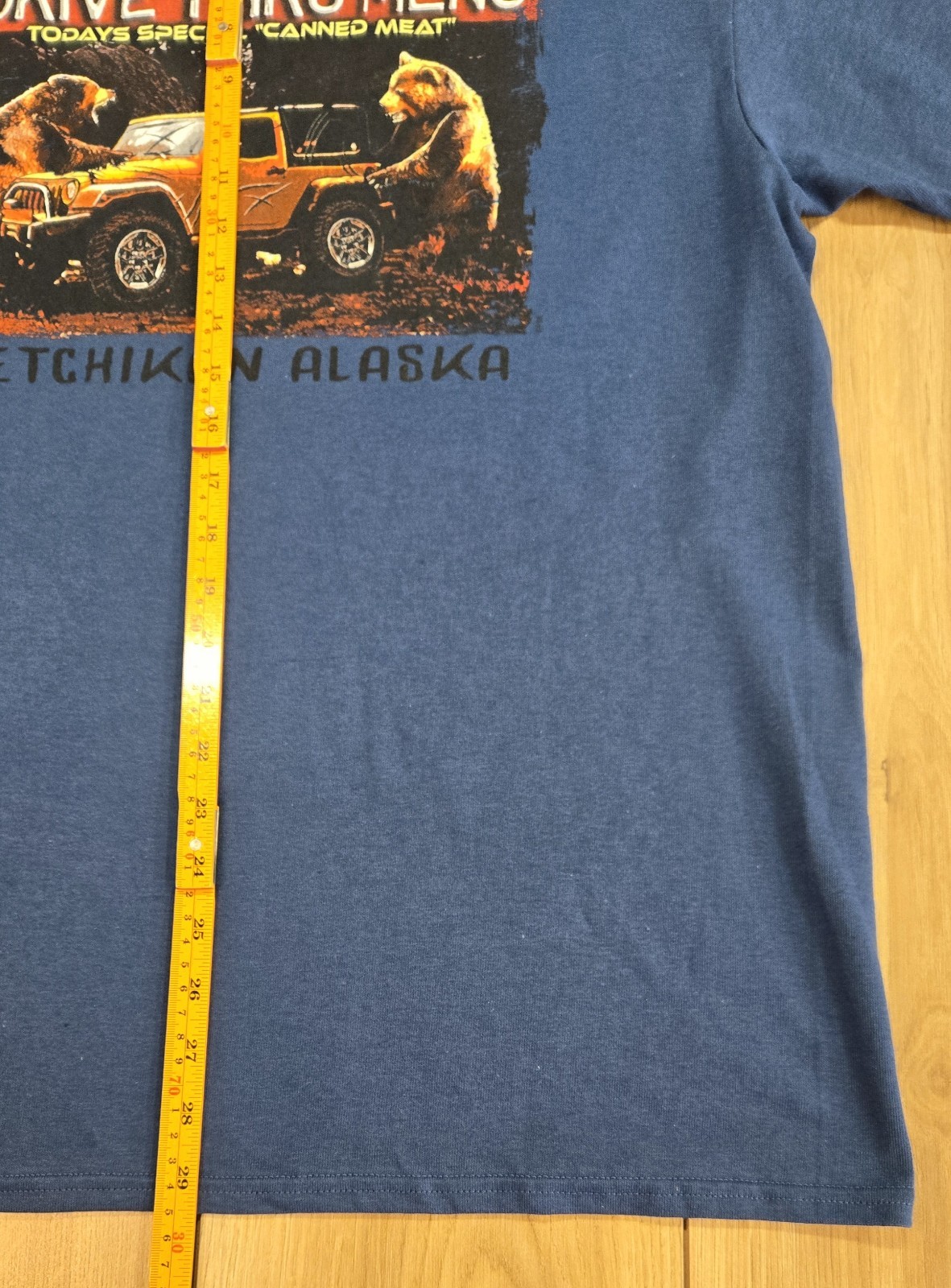 “Alaska’s Original Drive Thru Menu” Print T-Shirt Mens Sz Large, Ketchikan, AK