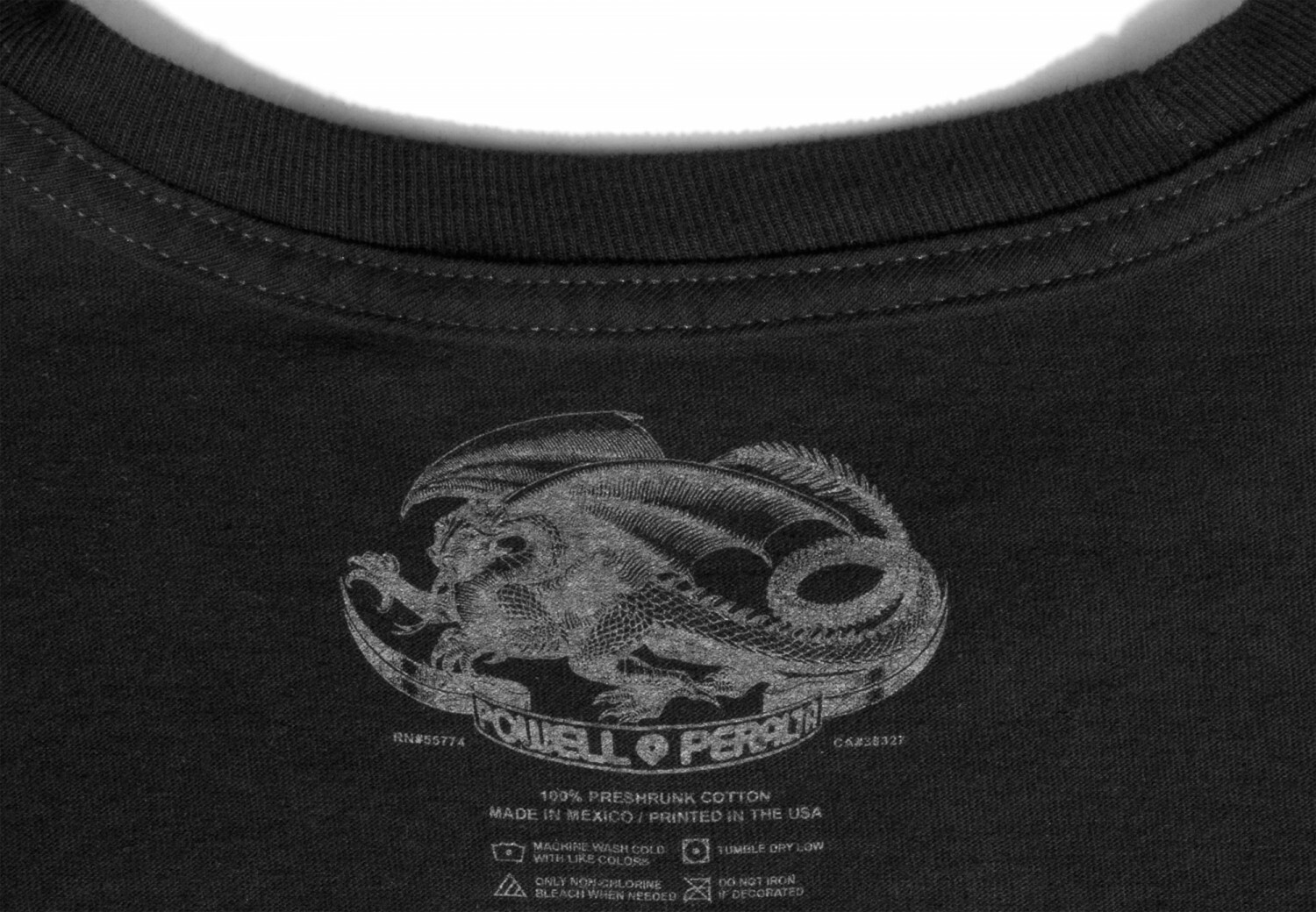 Powell Peralta BONES RIPPER Skateboard T Shirt BLACKLIGHT