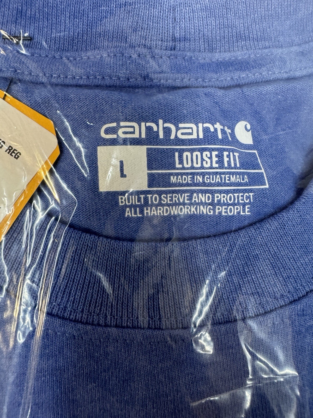 Carhartt K87-M Loose Fit Blue Pocket T-Shirt Men’s L Regular Short Sleeve