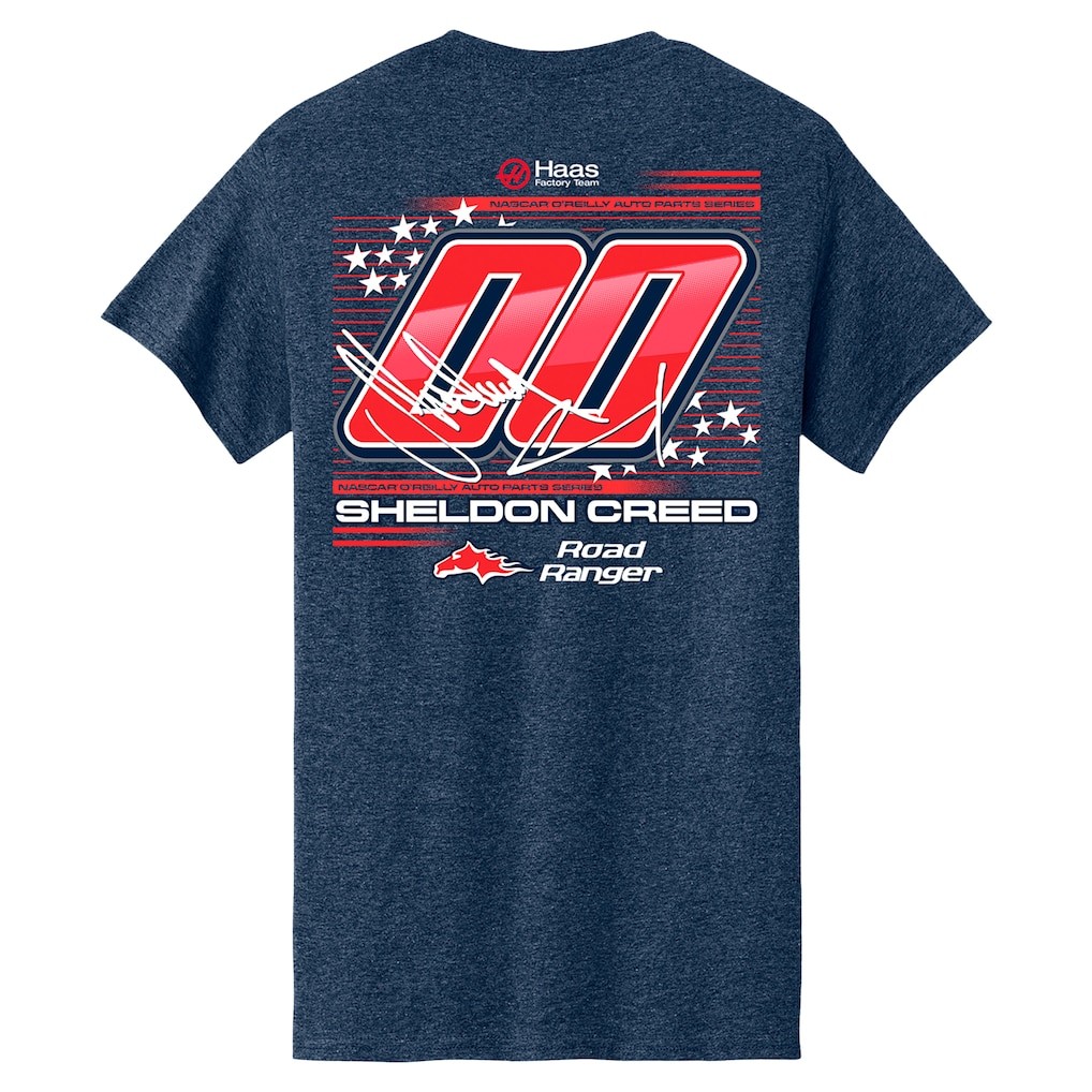 Sheldon Creed Road Ranger Racing T Shirt Haas Factory Team NASCAR Tee