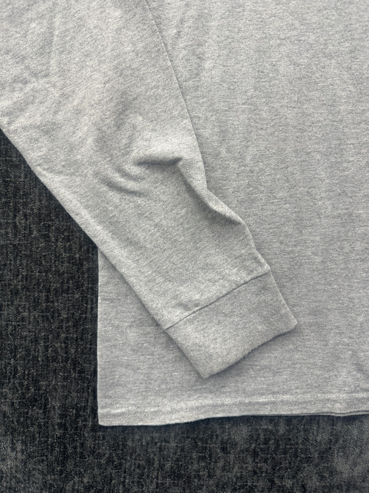 Champion Authentic Athletic Shirt Mens M Heather Gray Script Logo Standard Fit