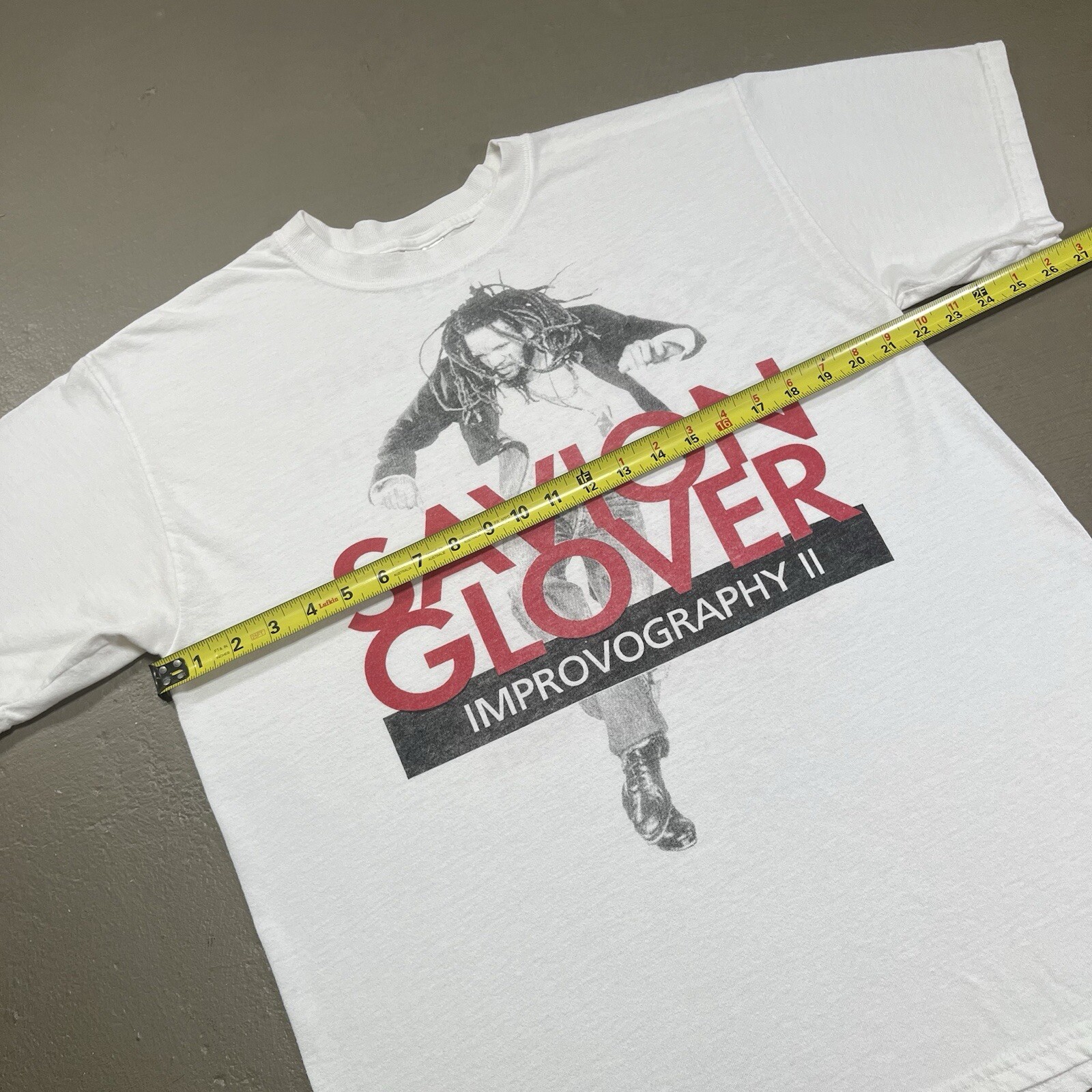 Vintage Savion Glover Tap Dance Funk T Shirt Large 90s Y2K Tour Philadelphia Art