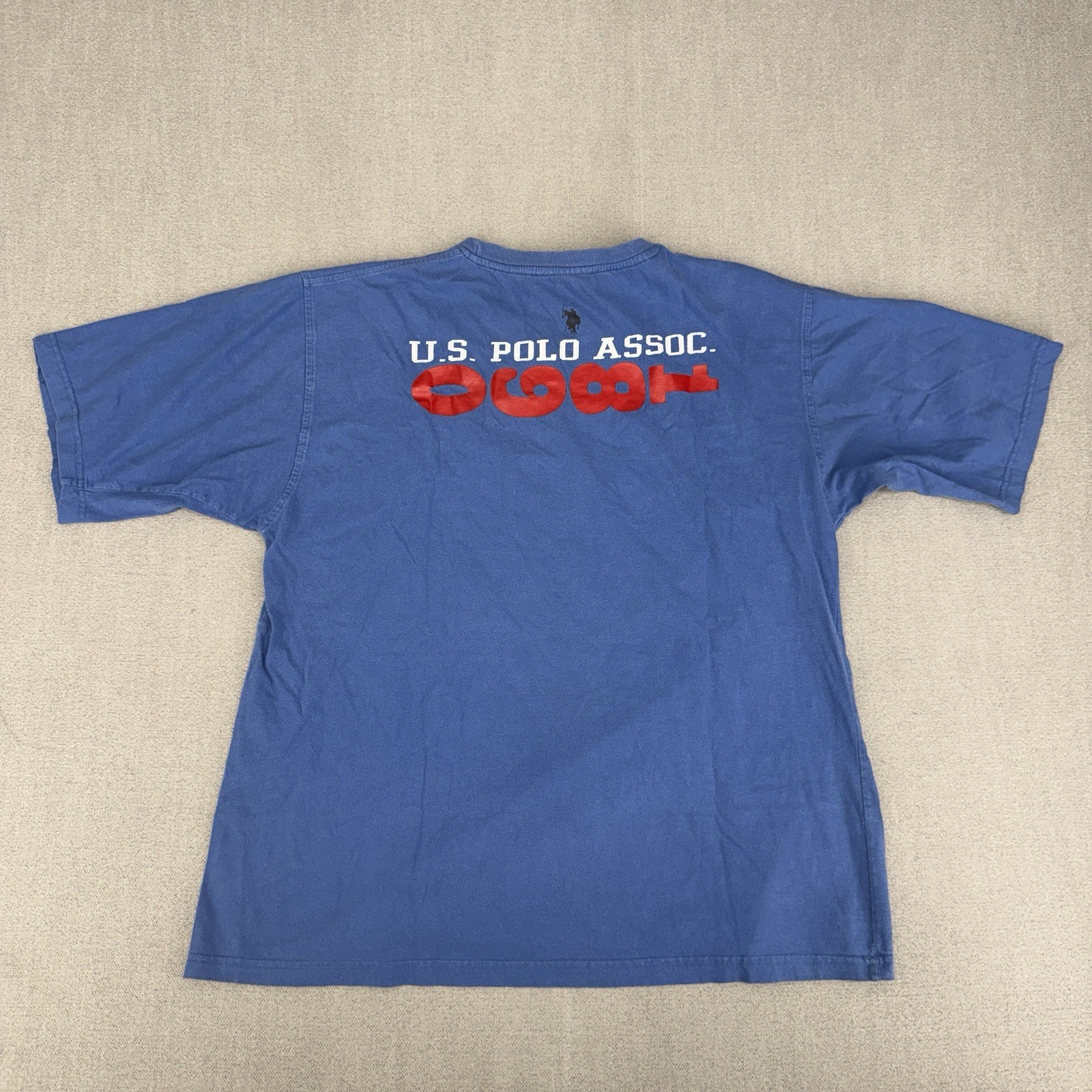 Y2K US Polo Association Jeans Company Shirt Mens XXL Embroidered Logo 2-Sided
