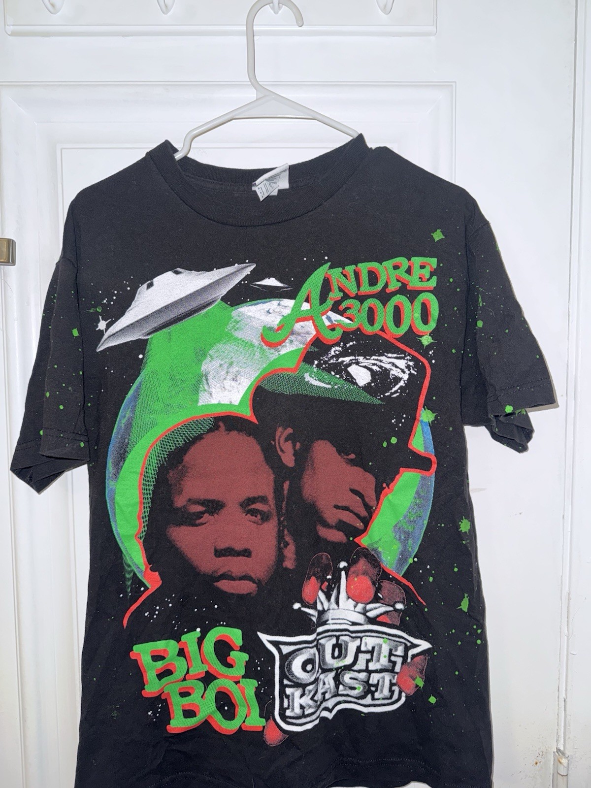 BackStock Co. Outkast Graphic Hip Hop T-Shirt Andre 3000 Big Boi Black M