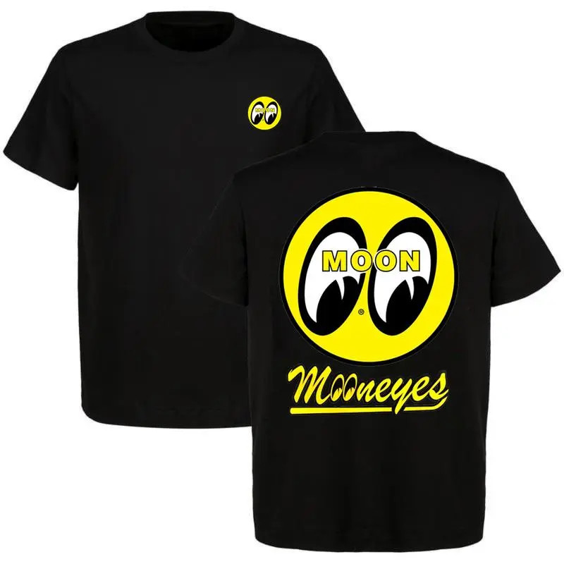Mooneyes Logo T-Shirt ? Classic Hot Rod Car Culture Tee for Grease Monkeys