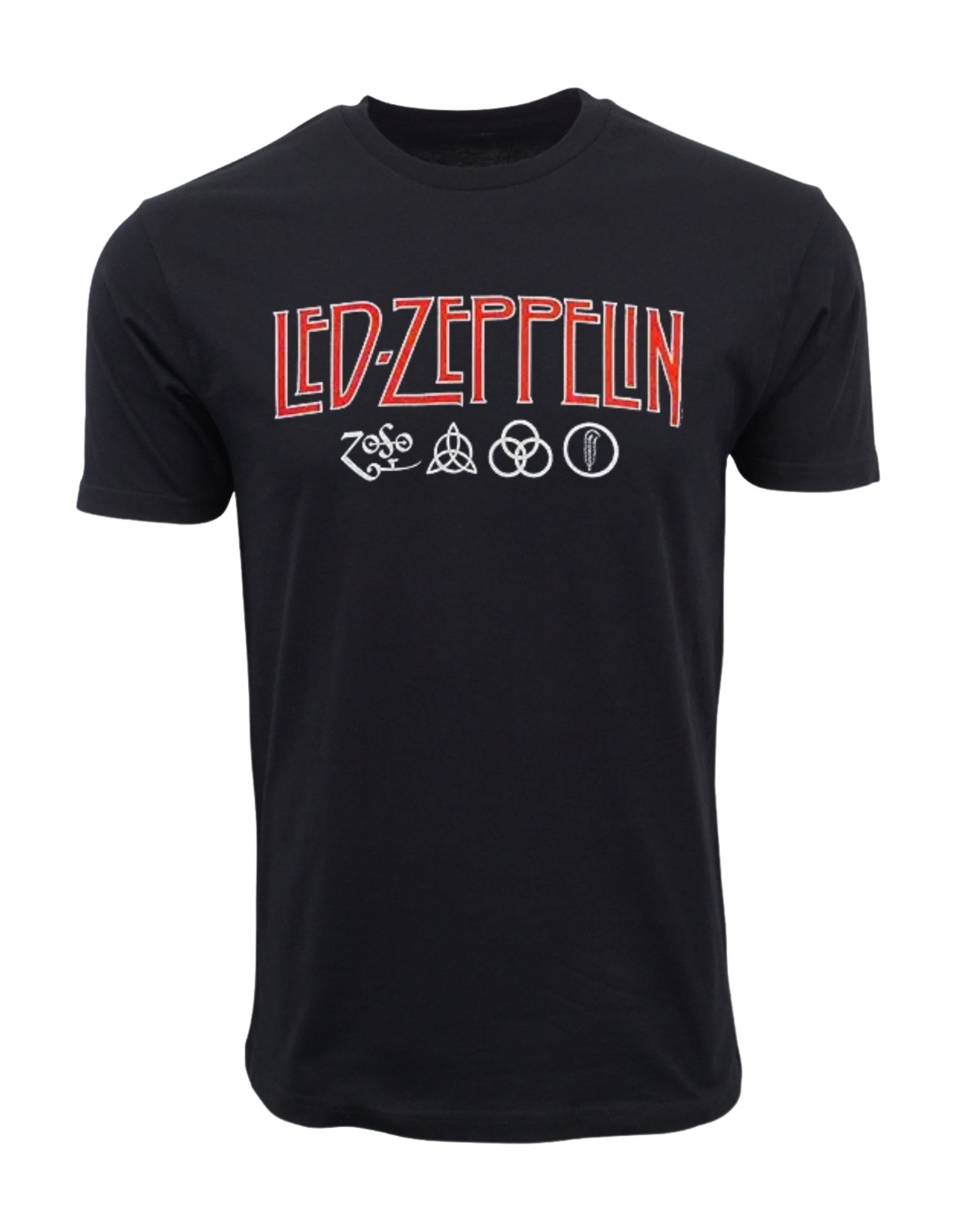 LED ZEPPELIN ZOSO BAND LOGO T SHIRT