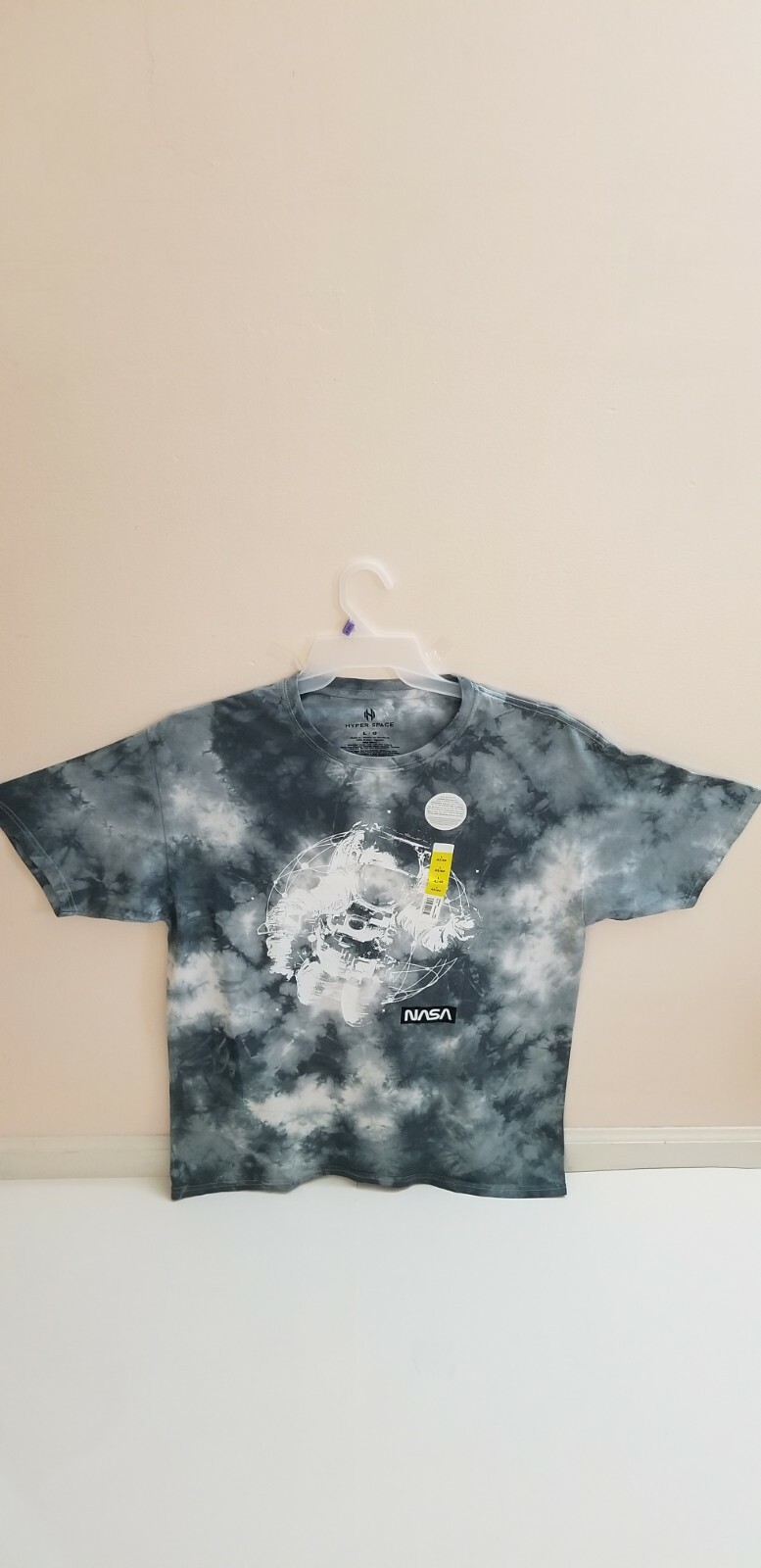 Hyper Space NASA T-Shirt 100% Cotton Grey Size: Medium, Large, 2XL, 3XL