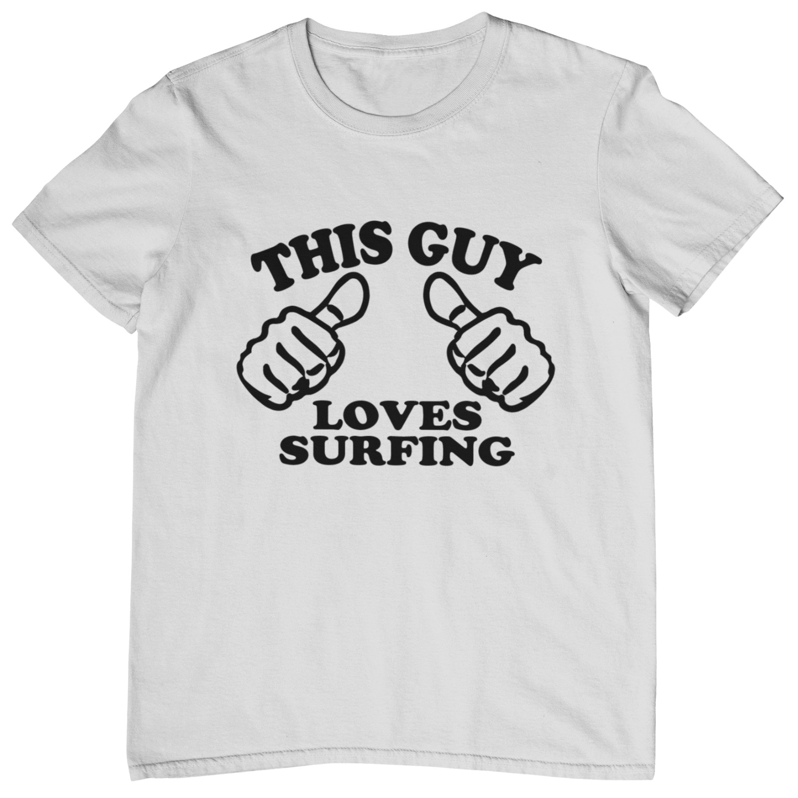 THIS GUY LOVES SURFING T-SHIRT – charlie dont surf sea wave beach board boys