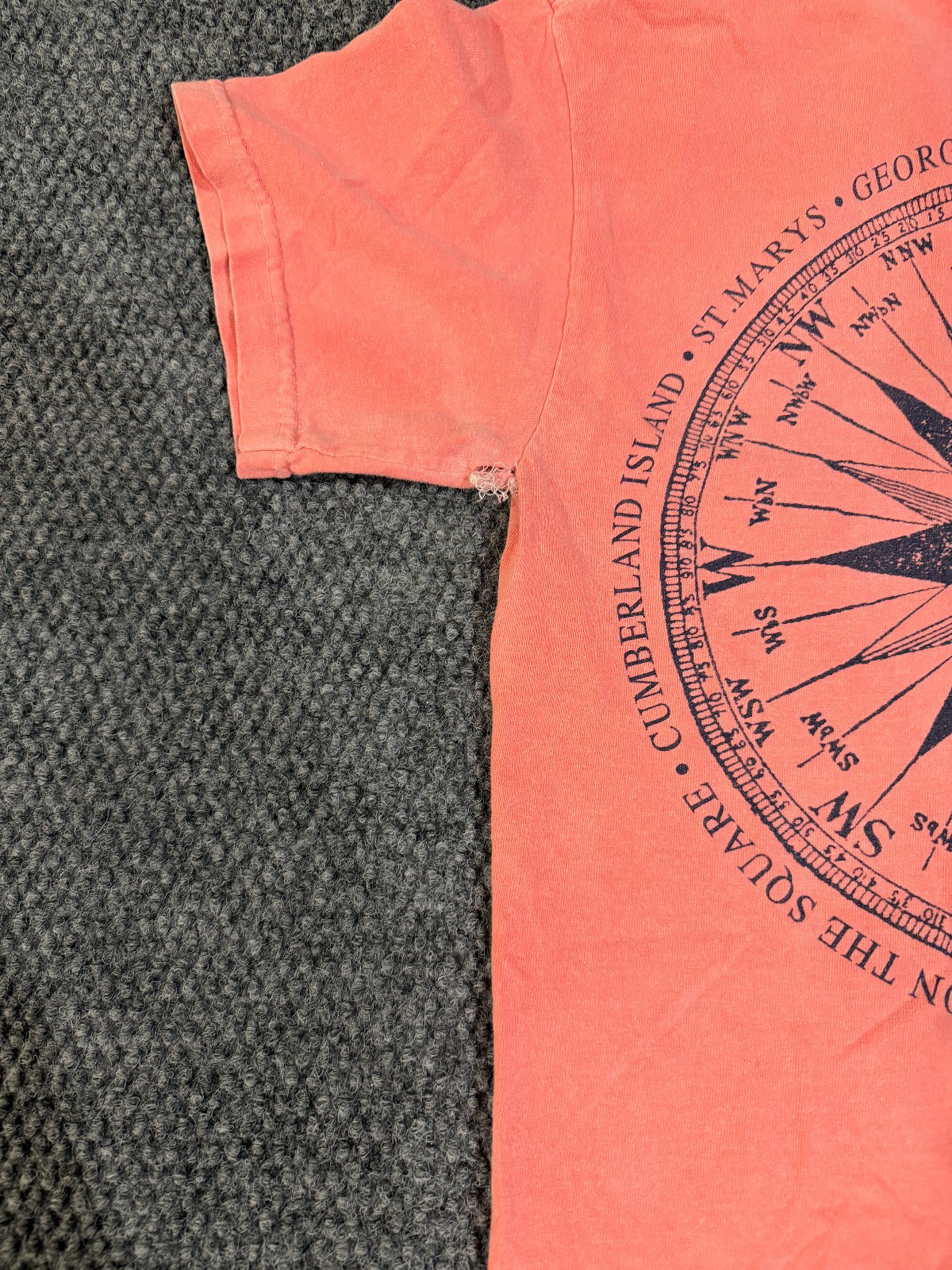 Comfort Colors t shirt mens small pink St mary’s georgia graphic