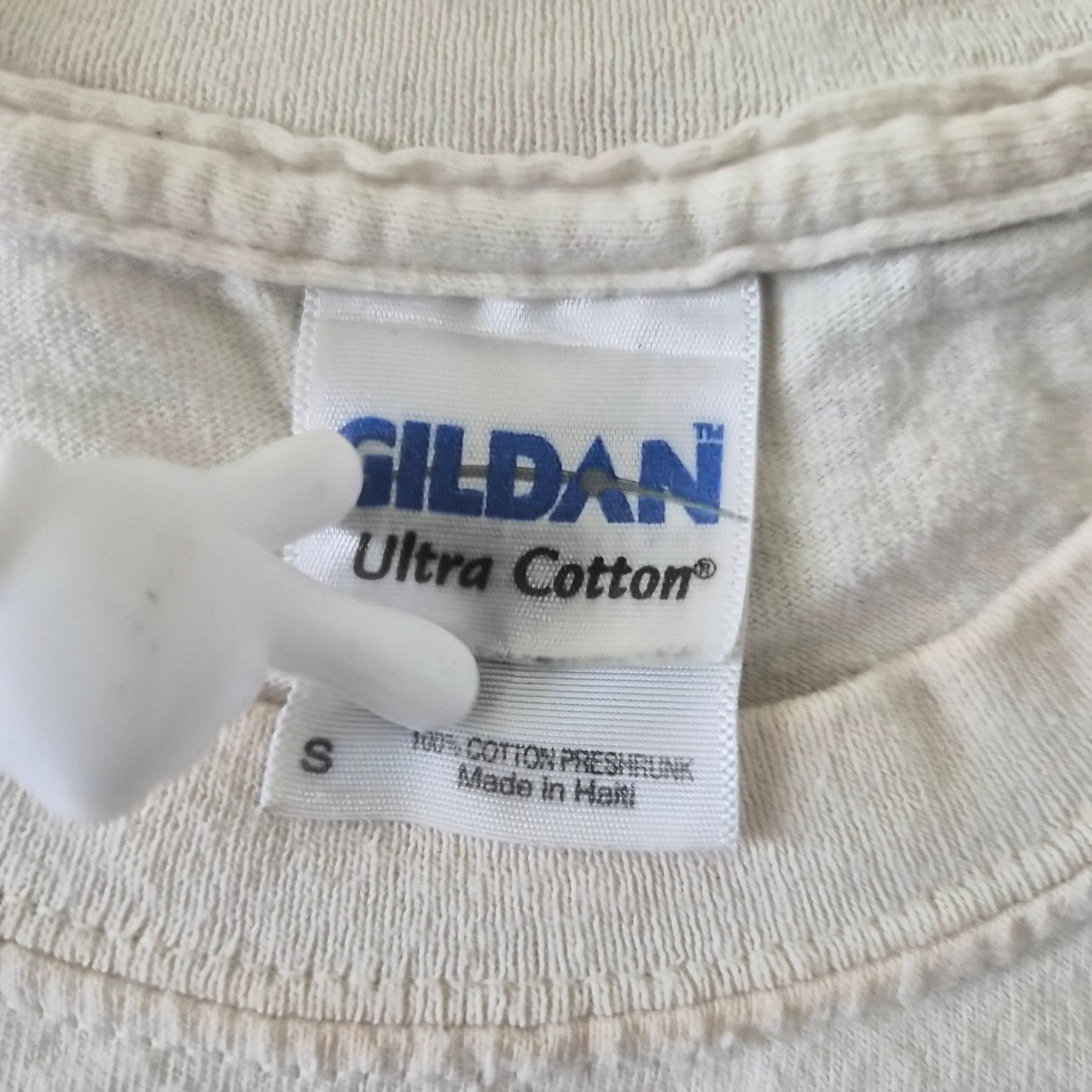 Gildan Mens Impervious Athens Block Co Ohio Graphic T-Shirt Cream Small S