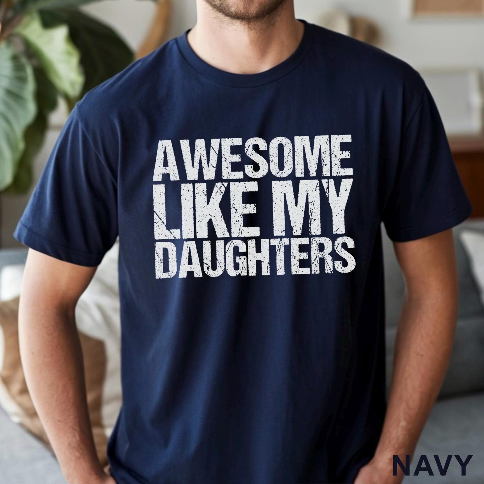 Awesome Like My Daughters Shirt, Daughters Father’s Day Tee T-Shirt