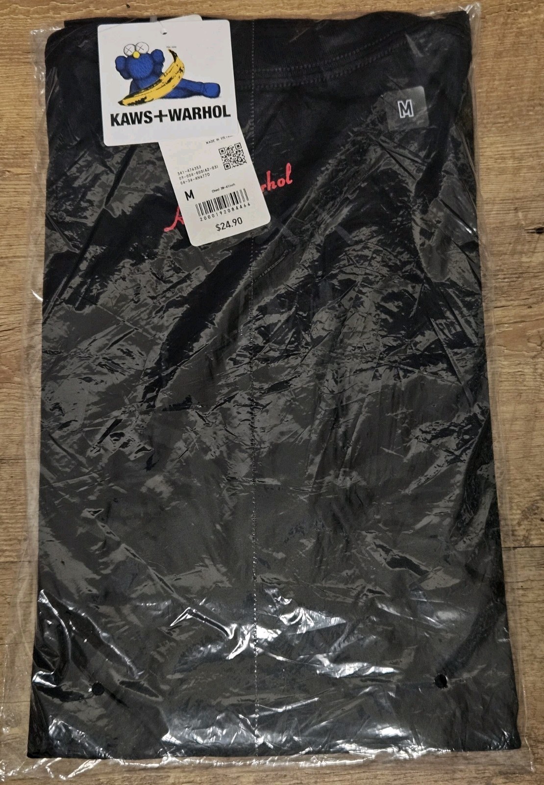 Size Medium – KAWS x Uniqlo Warhol Graphic 476352 Tee