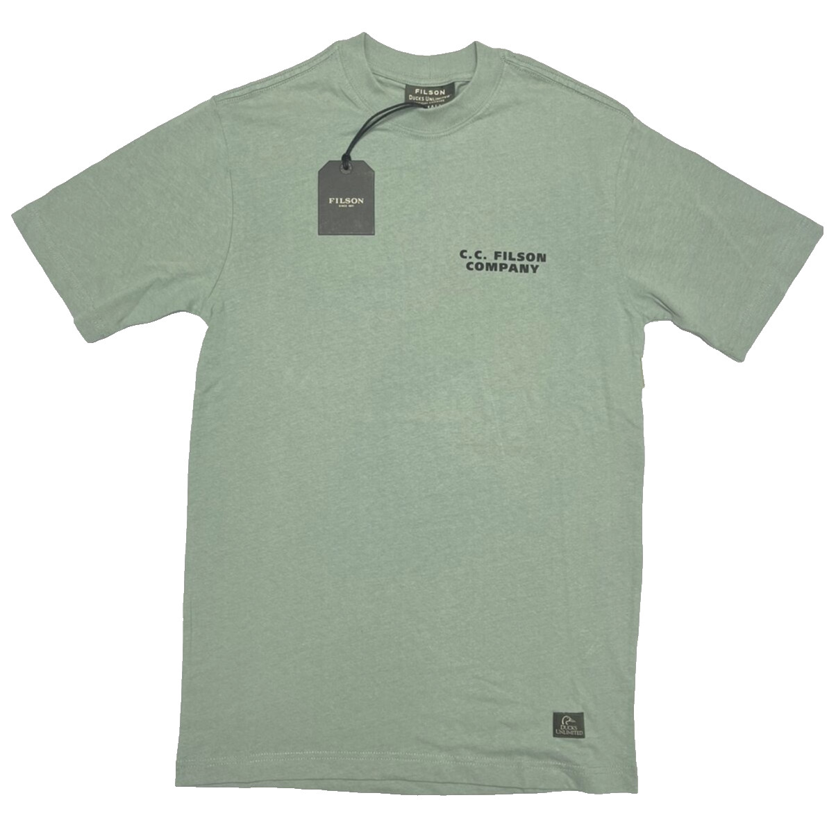 Filson x Ducks Unlimited Outfitter T-Shirt Duck Lake Green Mens XXL NWT