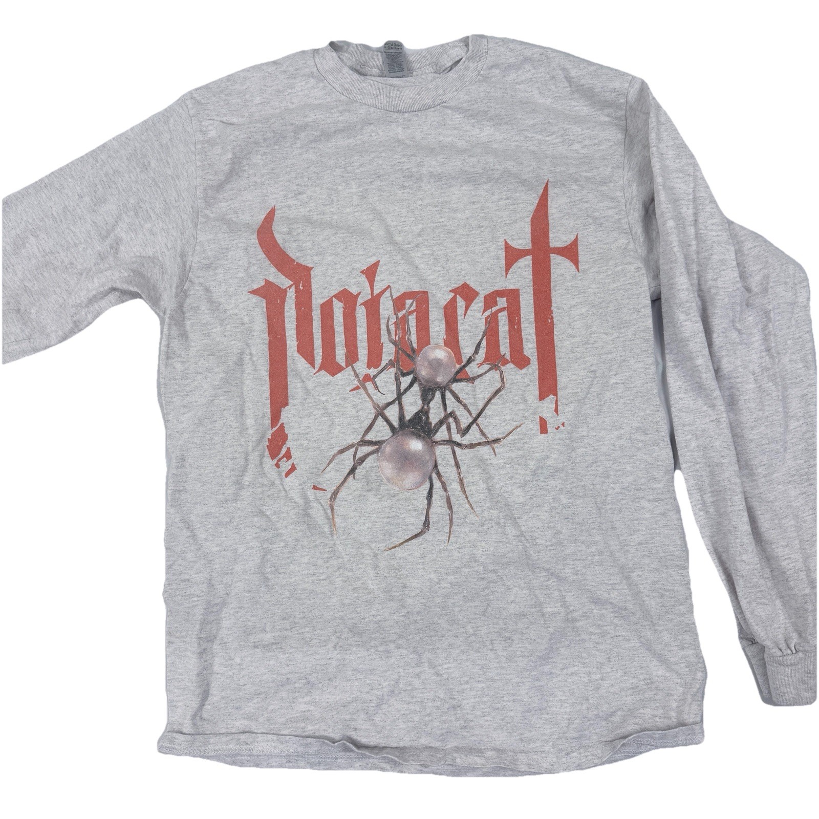 Doja Cat The Scarlet Tour Long Sleeve Shirt Spider Graphic Merch Size M