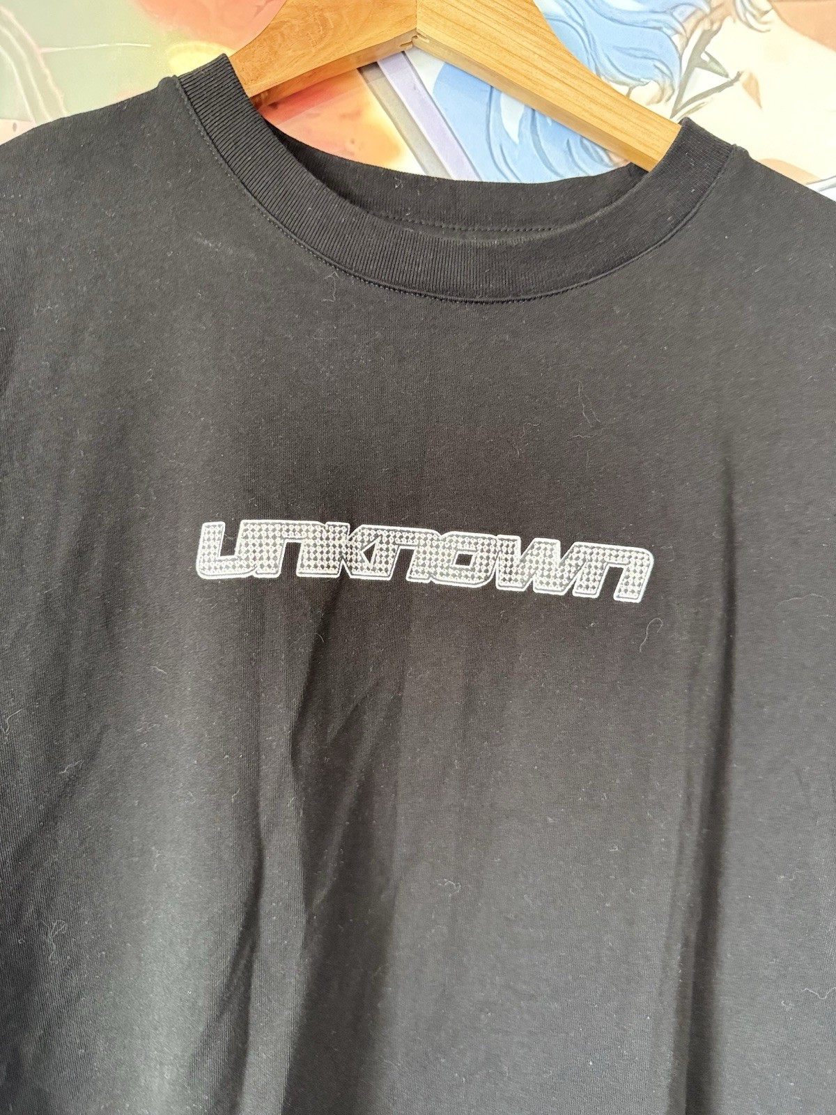 Unknown London Dagger Tee Black Mainline Collection Rhinestone Graphic Shirt S