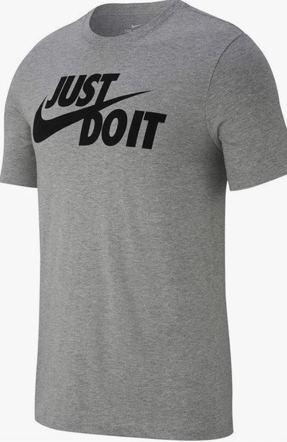 Men’s New Nike Standard Fit Grey T Shirt Small AR5006-063