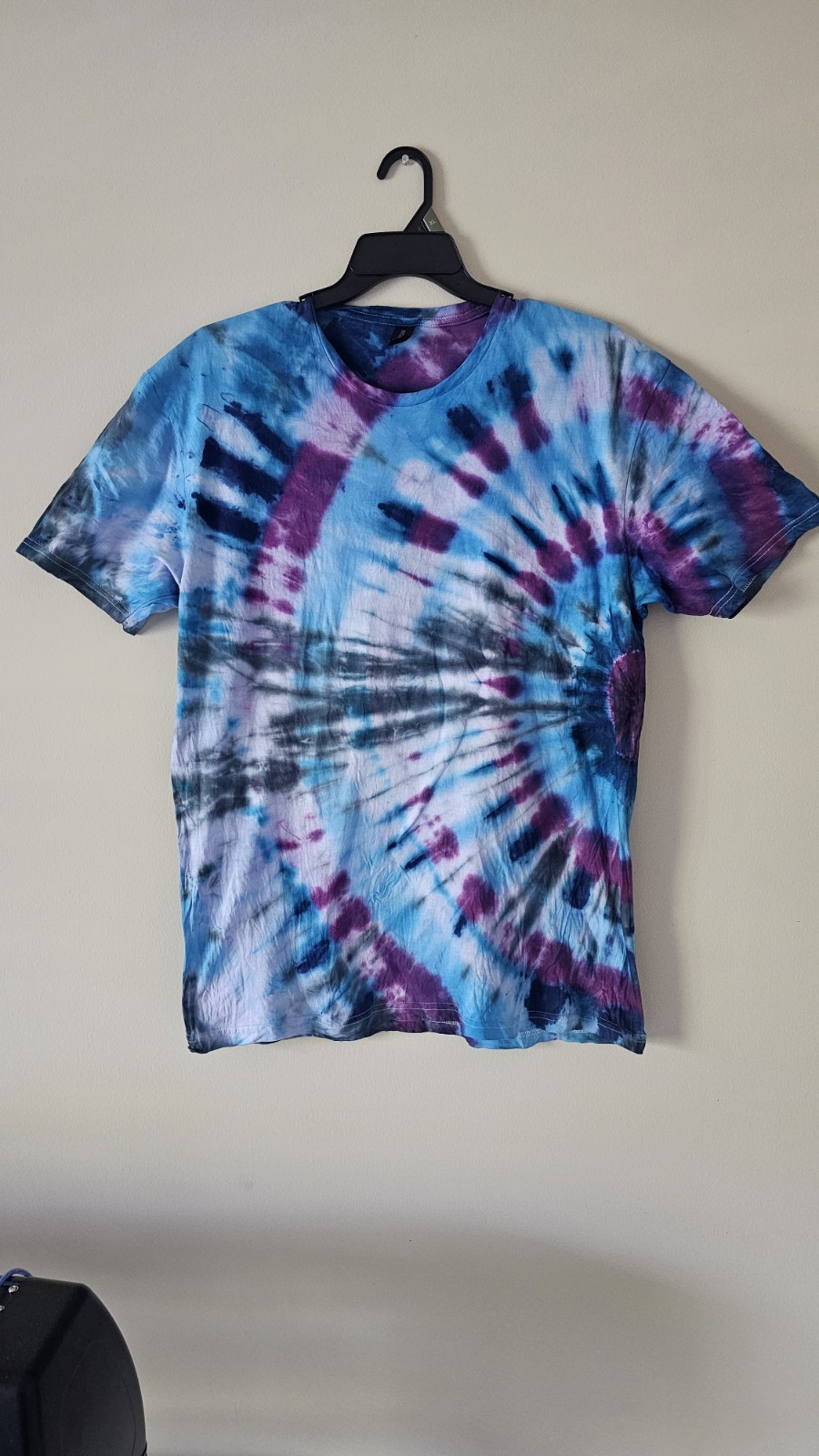 Eclipse Tie Dye Mens T-Shirt Blank Tye Dyed Tee Spiral New