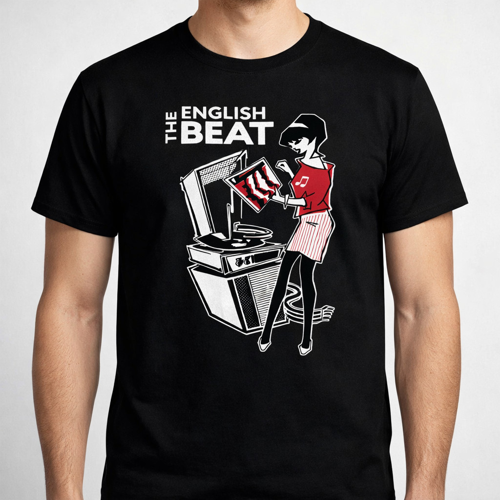 Retro British Ska Music 2 Tone Style Unisex Graphic Tee
