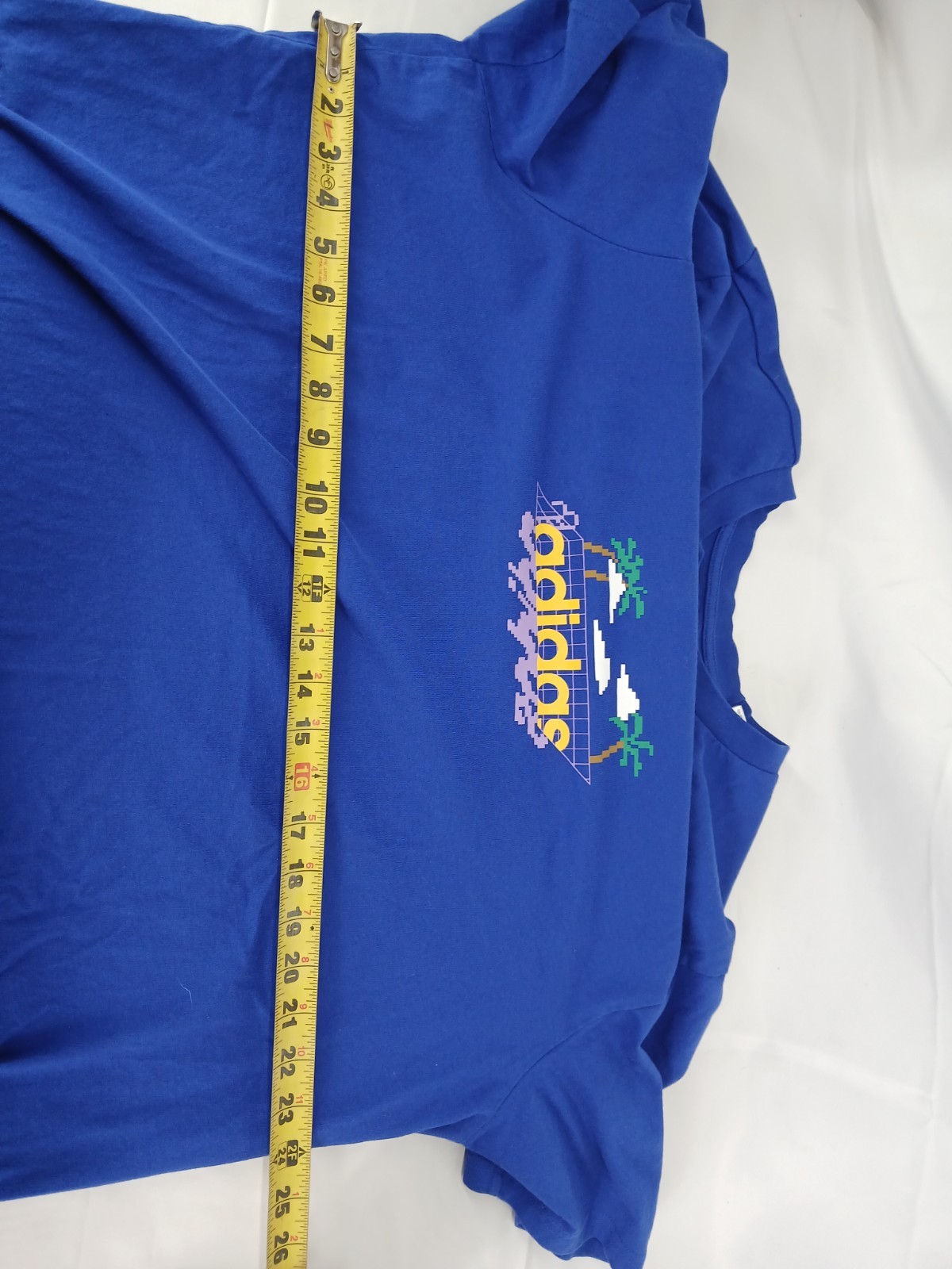 Adidas Men’s 2X Crew Neck T-Shirt Multi Sport Team Royal Blue