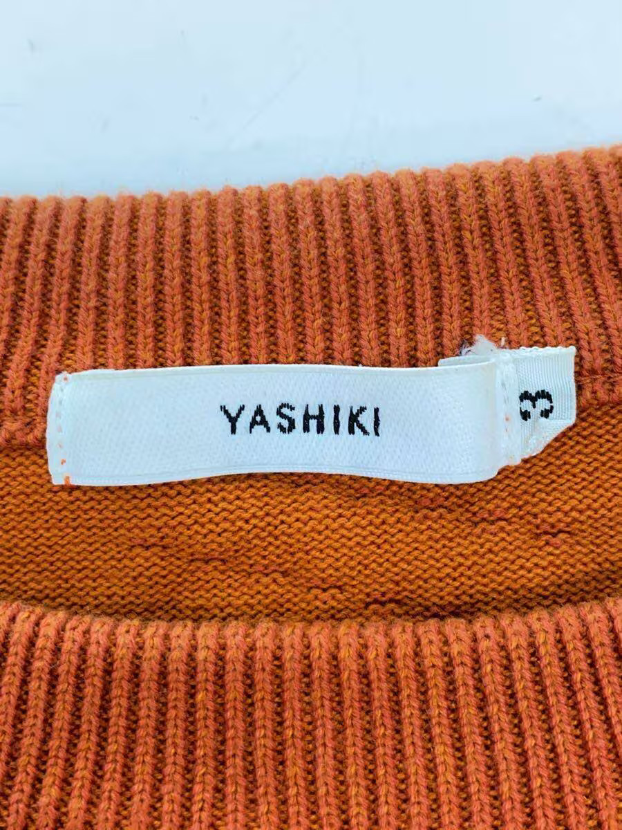 YASHIKI Knit Sweater (Thick) Size 3 Cotton ORN YSK-19AW-KN02