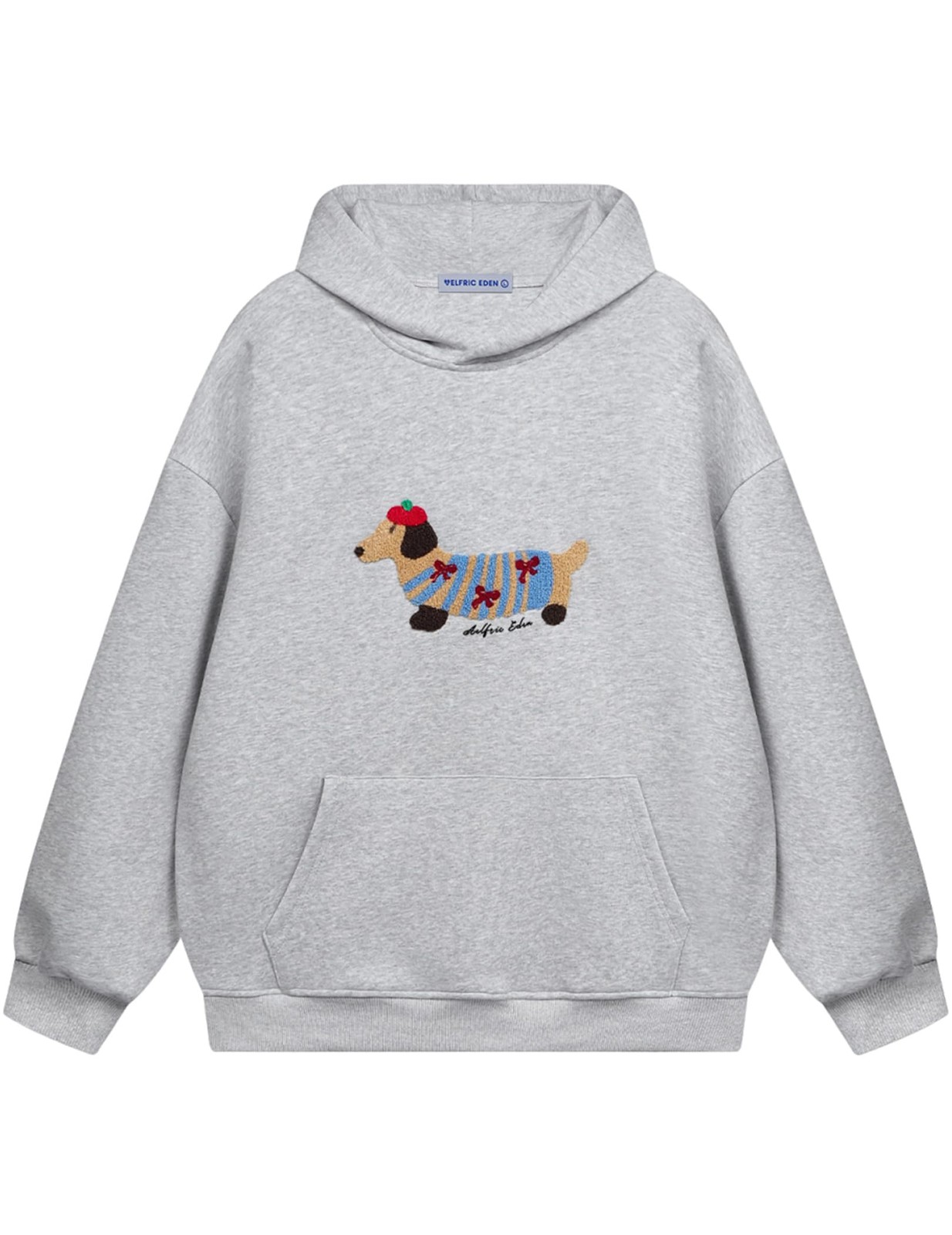Cartoon Dog Hoodie Couple Hooded Sweatshirt Long Sleeve Pullover Oversized Ho…