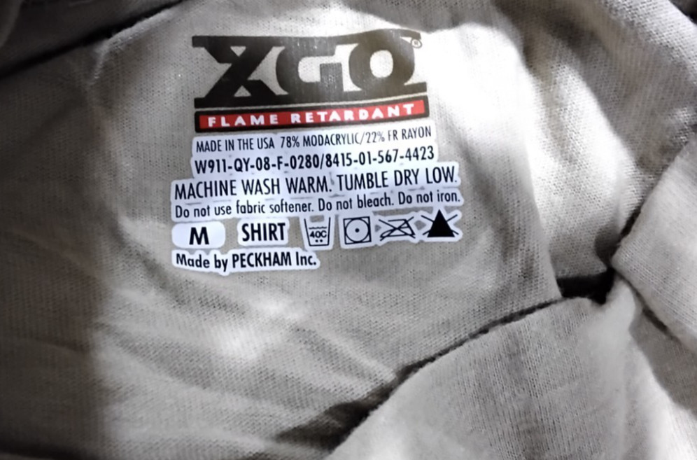 USMC Marine FROG Flame Resistant Base Layer Thermal Top Long Sleeve -Size L