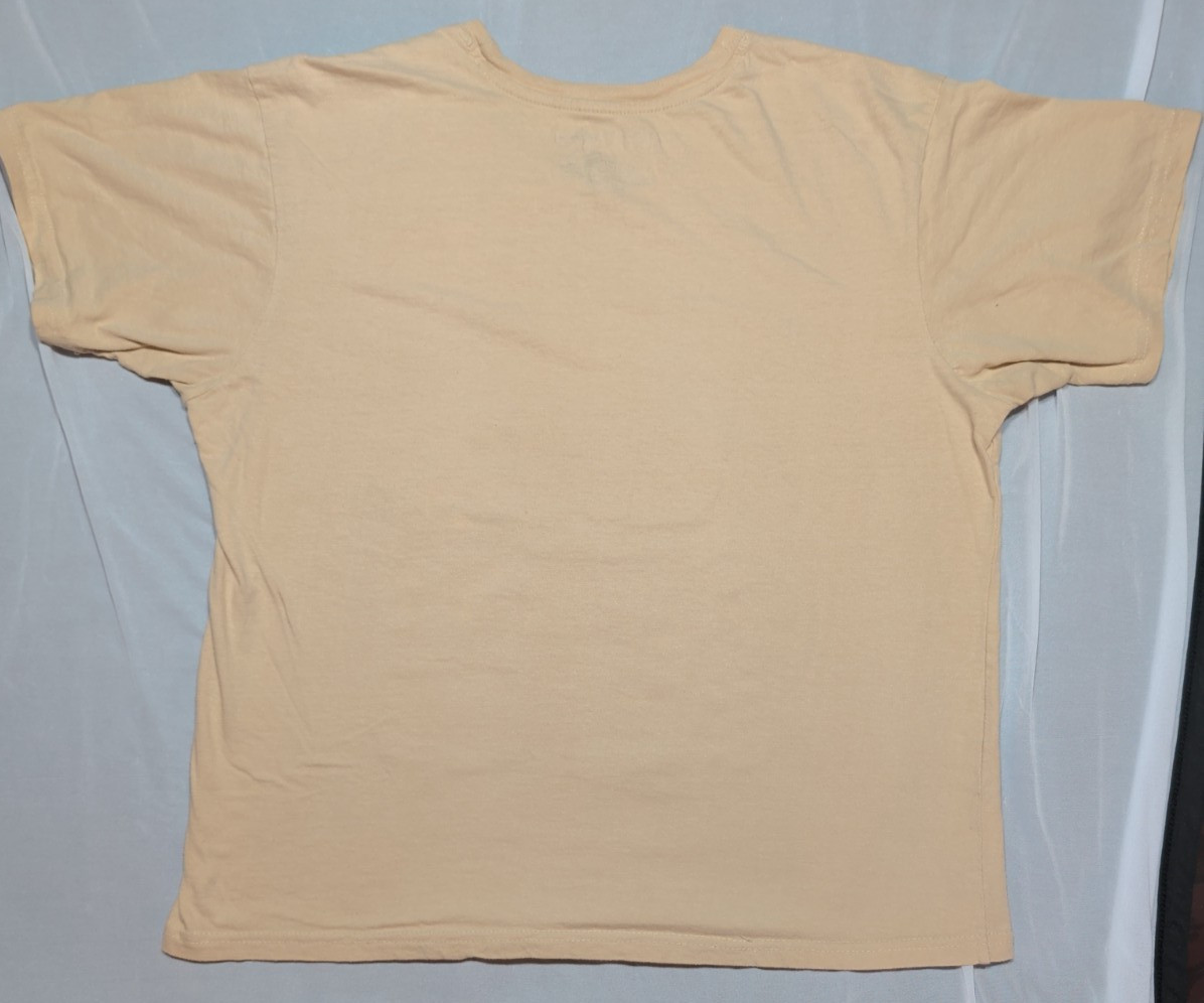 Brooklyn Vertical Men’s Large Beige Anime Style Graffiti Good Times Graphic Tee