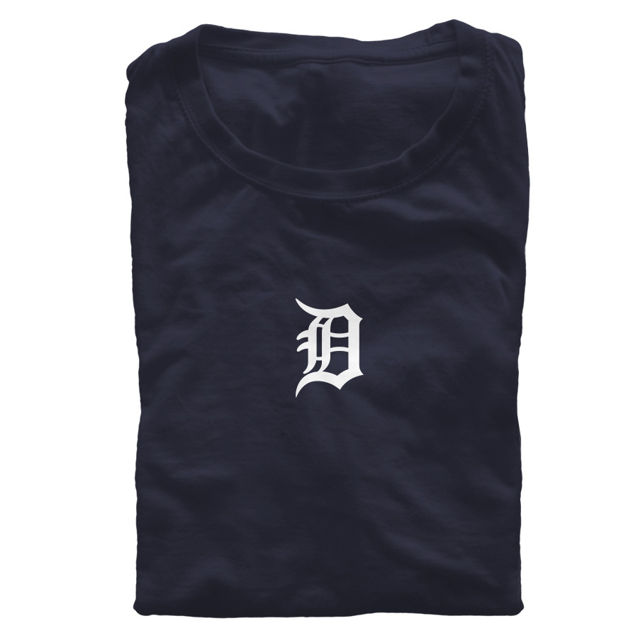 Detroit Tigers T-Shirt Primary Logo Soft Jersey Tee