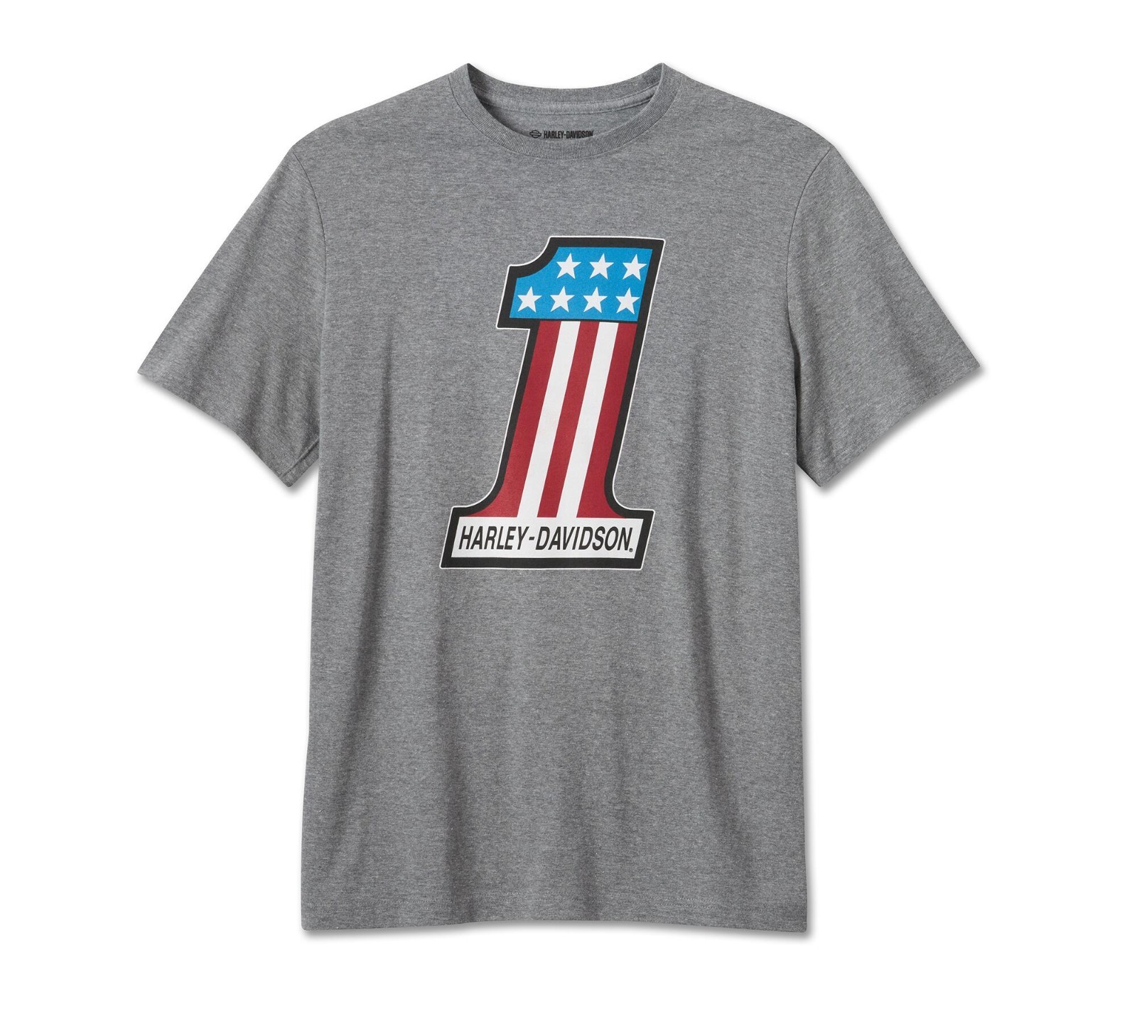 Harley-Davidson Men’s #1 Racing Tee, Gray – 99072-24VM