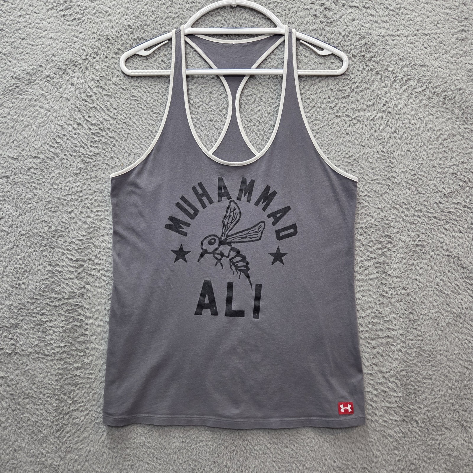 Men’s Large Under Armour Muhammad Ali Tank Top Muscle Roots Of Fight HeatGear