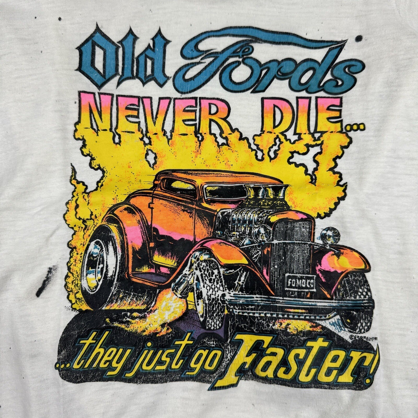 Rat Fink Old Fords Never Die T-shirt S to 5XL ZL344 FREE SHIPPING
