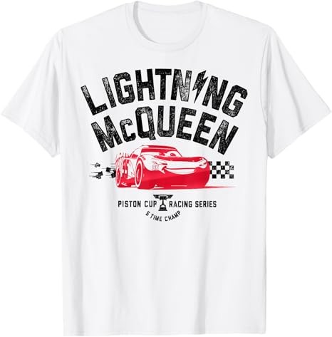 Disney Cars 3 Lightning McQueen Piston Cup T-Shirt Size S – 5XL Gift For Friends