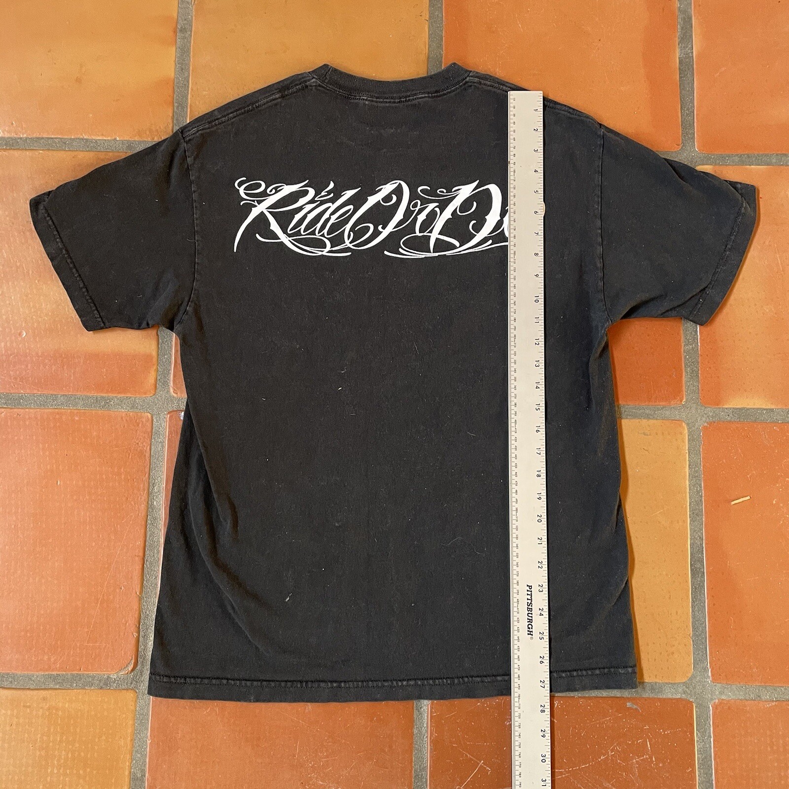Ride Or Die Black Large T Shirt Graphic Print Tee High Stakes 2016 D Gonzales