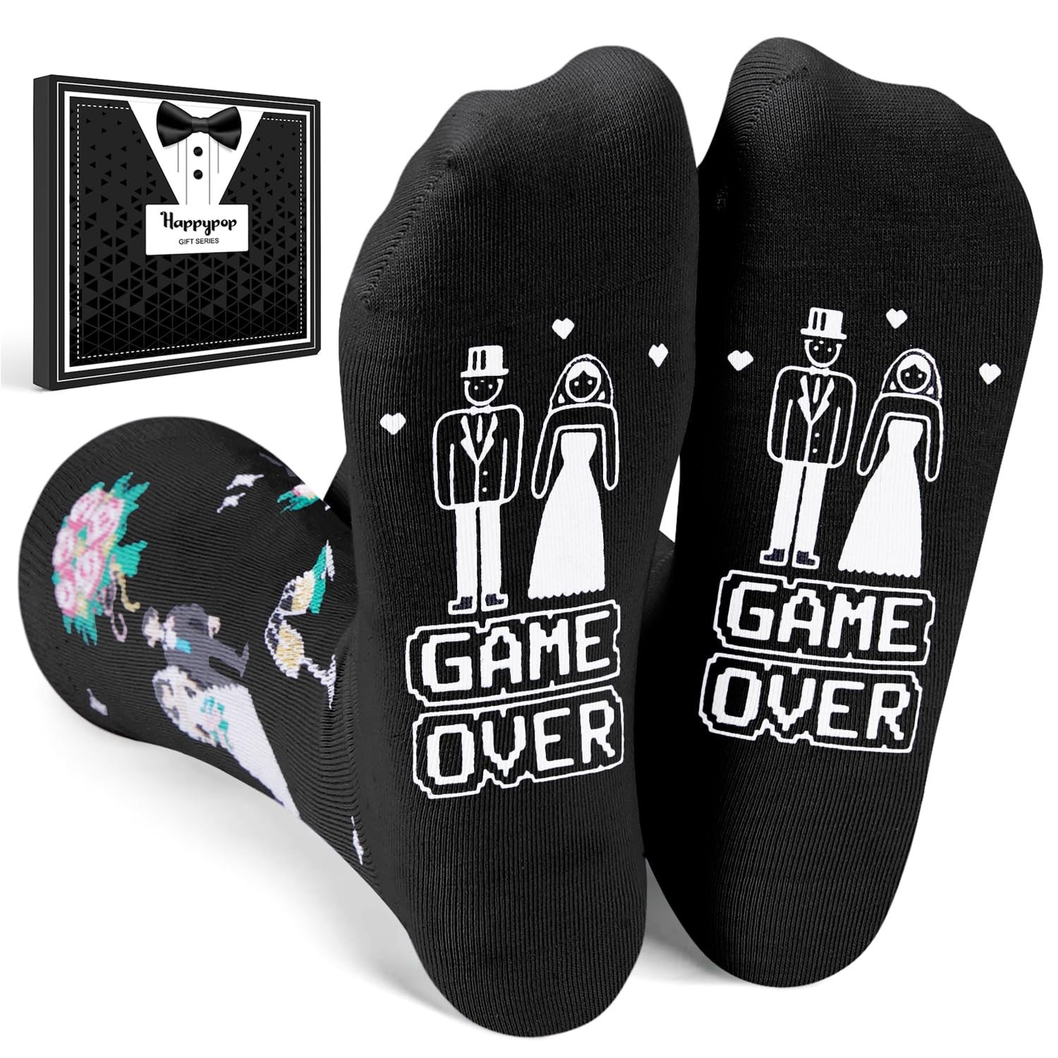 Wedding Gifts for Couples – Wedding Socks For Bride and Groom Engagement Gift